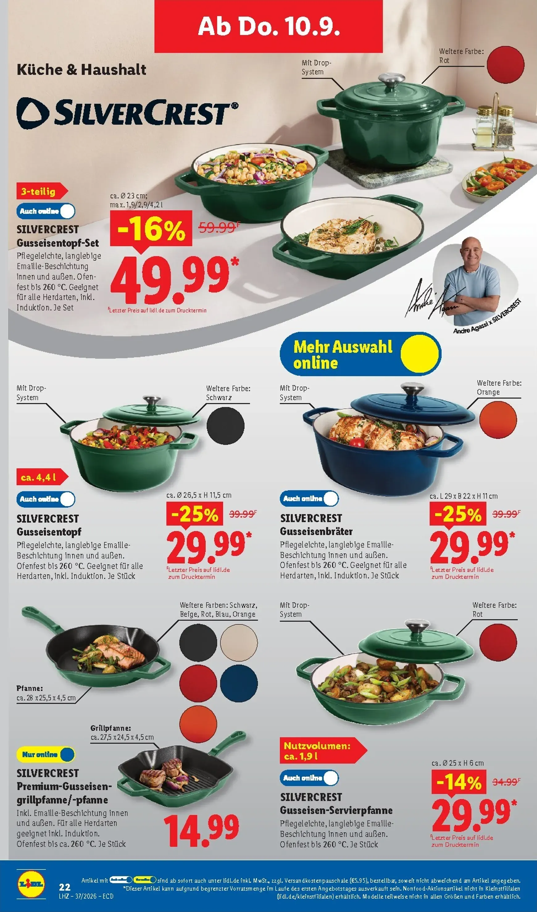 Lidl - Nonfood Prospekt nächste Woche – von Montag 07.09.2026 bis Samstag 12.09.2026 von 7. September bis 12. September 2026 - Prospekt seite 22