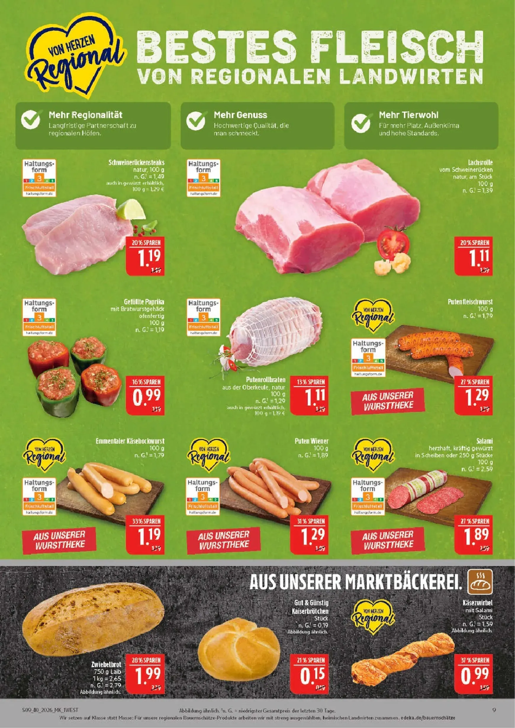 Marktkauf Prospekt nächste Woche – von Montag 28.09.2026 bis Freitag 02.10.2026 von 28. September bis 2. Oktober 2026 - Prospekt seite 9