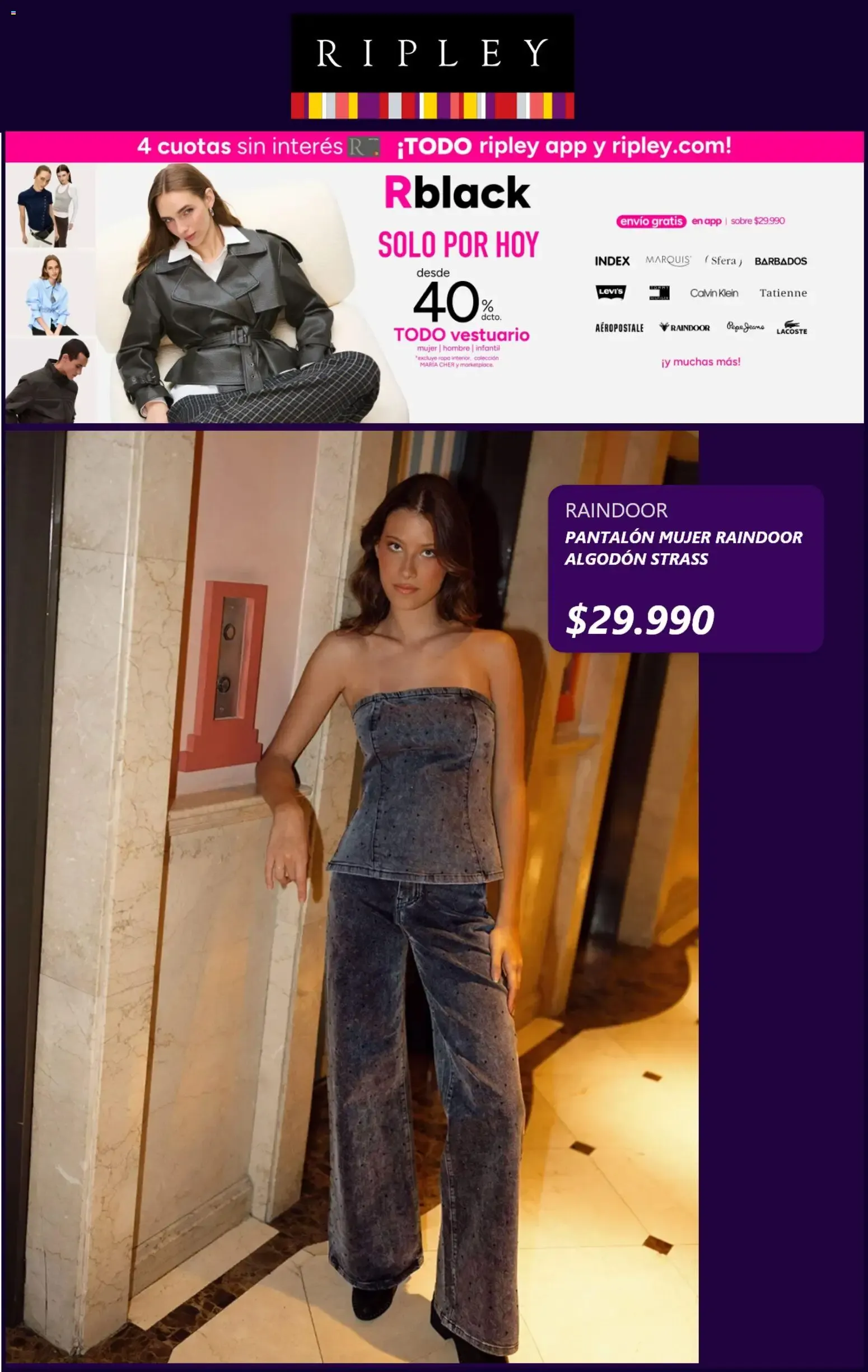 Catálogo de Ripley: Solo por hoy, 40% dcto. en Hogar y Vestuario 2 de agosto al 17 de agosto 2026 - Página 7