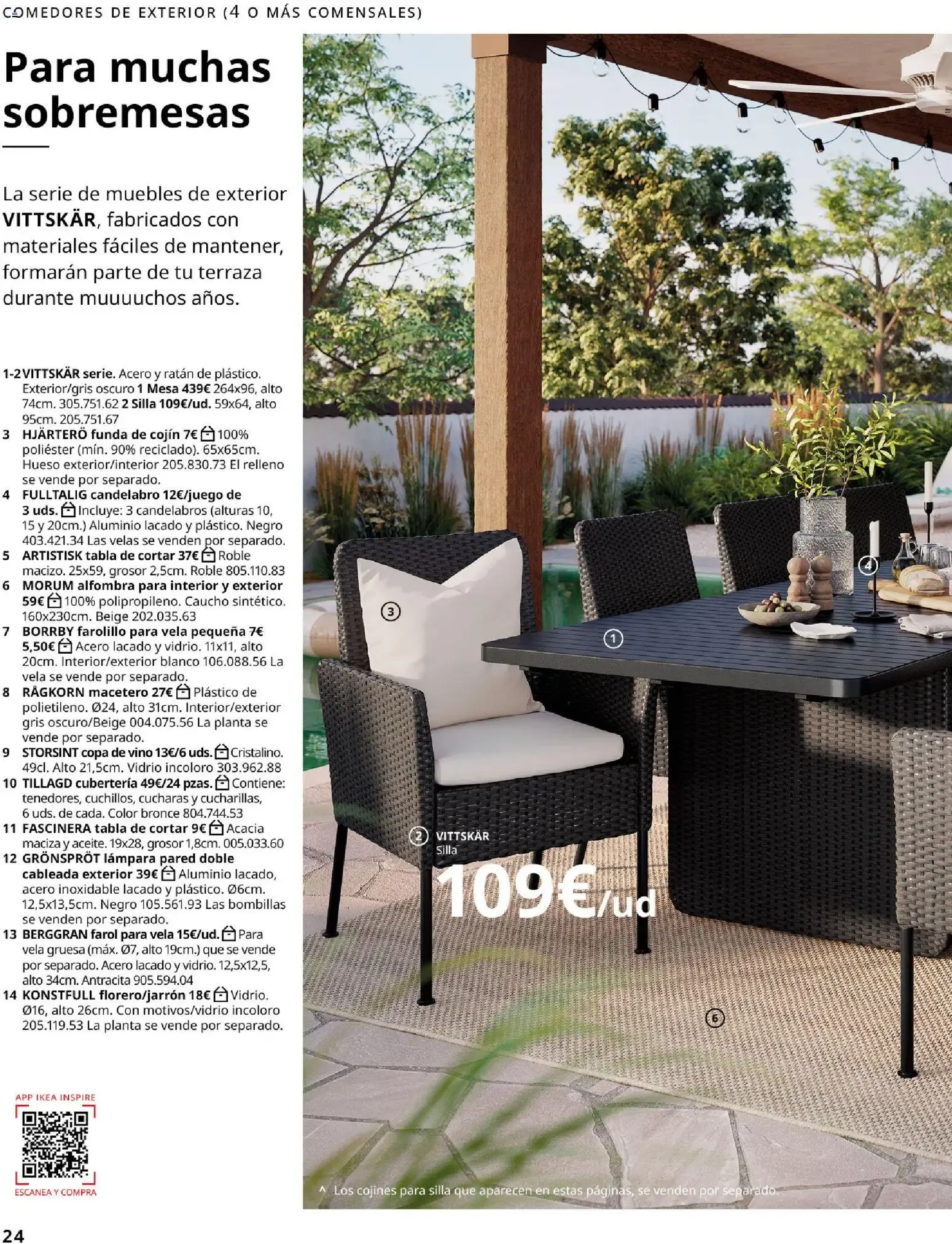 Catálogo de IKEA - Muebles de exterior del 01/09/2026 1 de septiembre al 31 de enero 2027 - Página 24
