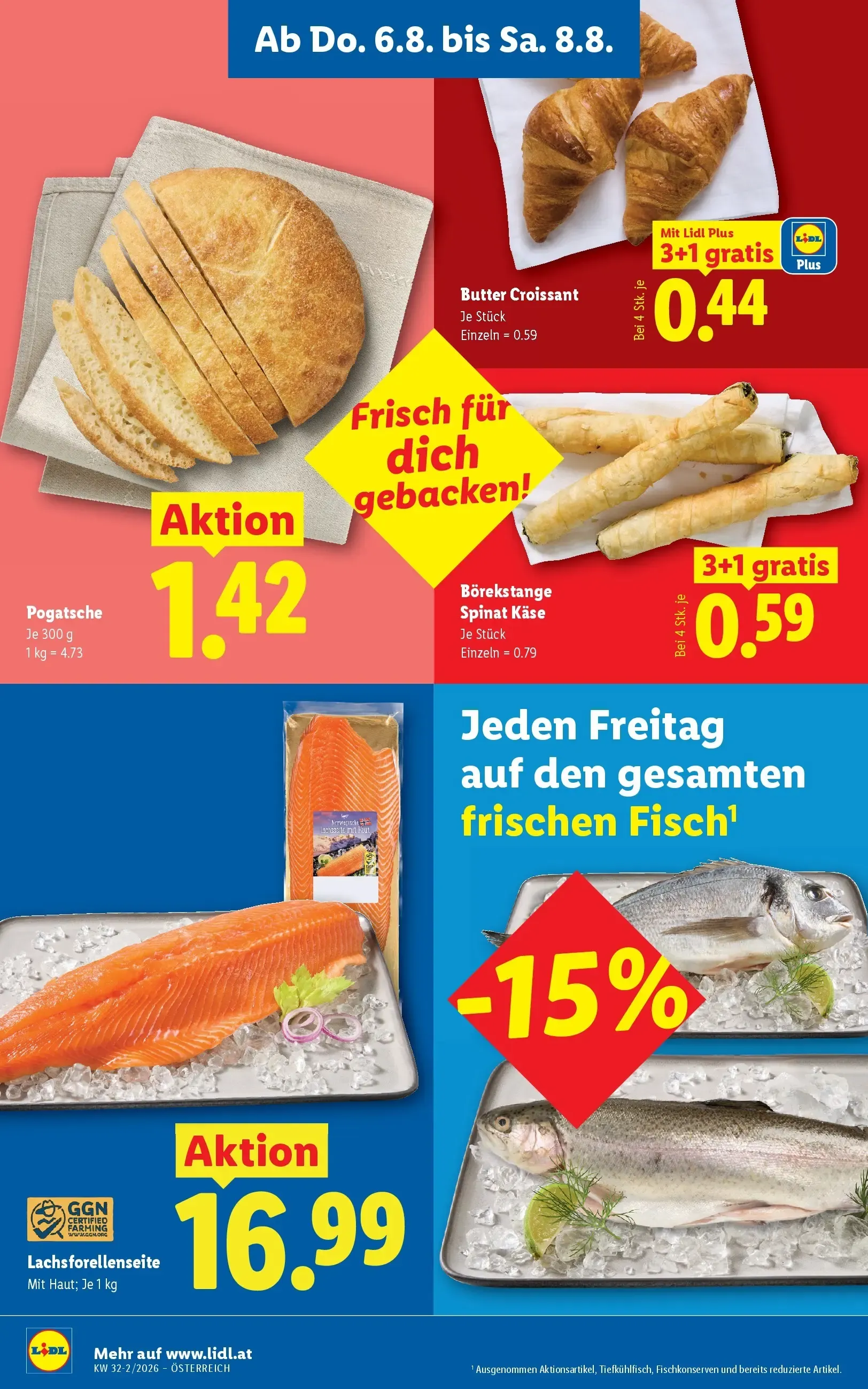 Lidl Plus Österreichs günstigste Preise von 6. August bis 8. August 2026 - Flugblätt seite 8