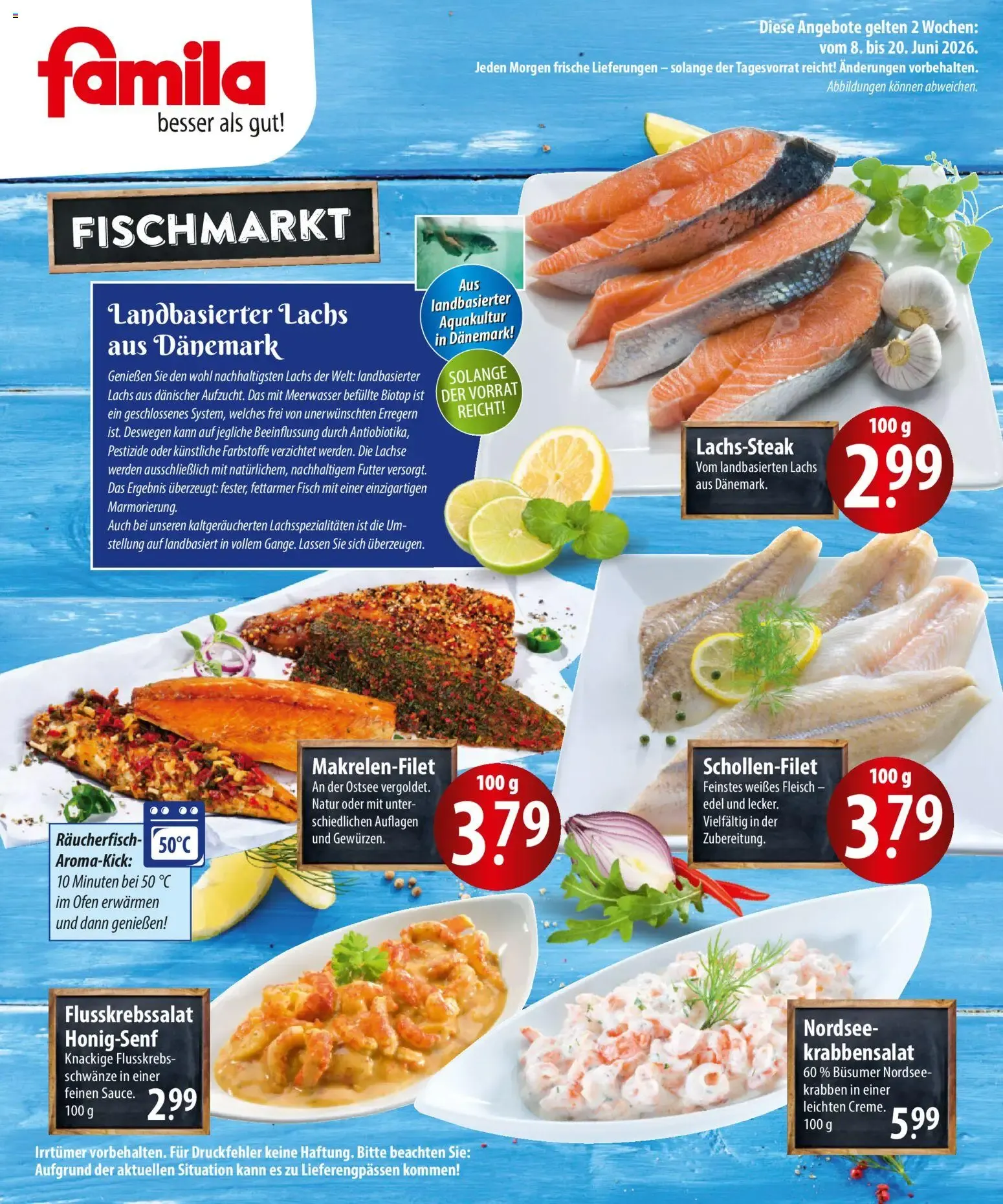 Famila Fischmarkt (ab 08.06.2026) zum Blättern von 8. Juni bis 20. Juni 2026 - Prospekt seite 2