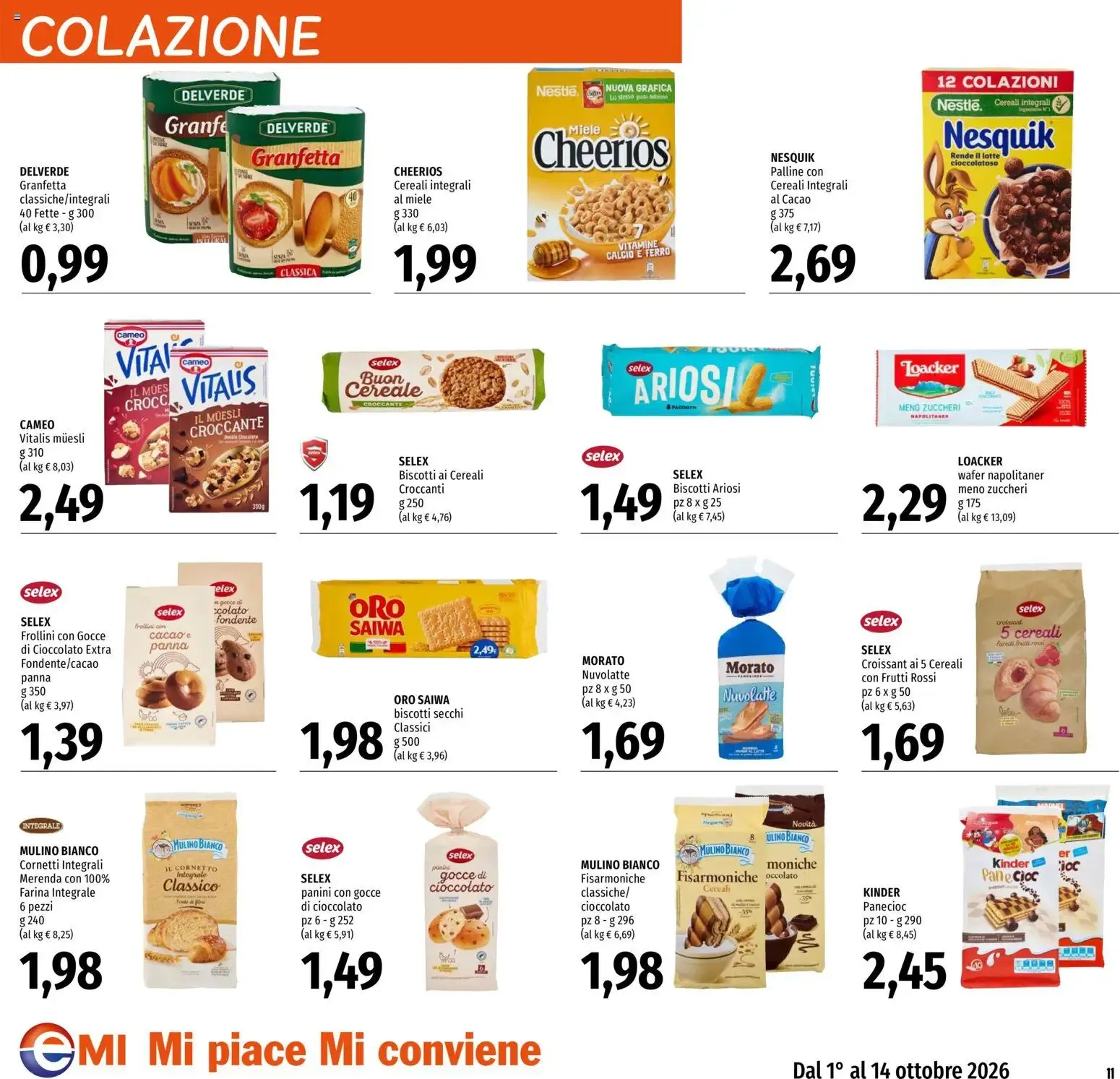 EMI volantino dal 01/10/2026 - online Offerte da 1 ottobre a 14 ottobre di 2026 - Pagina del volantino 11
