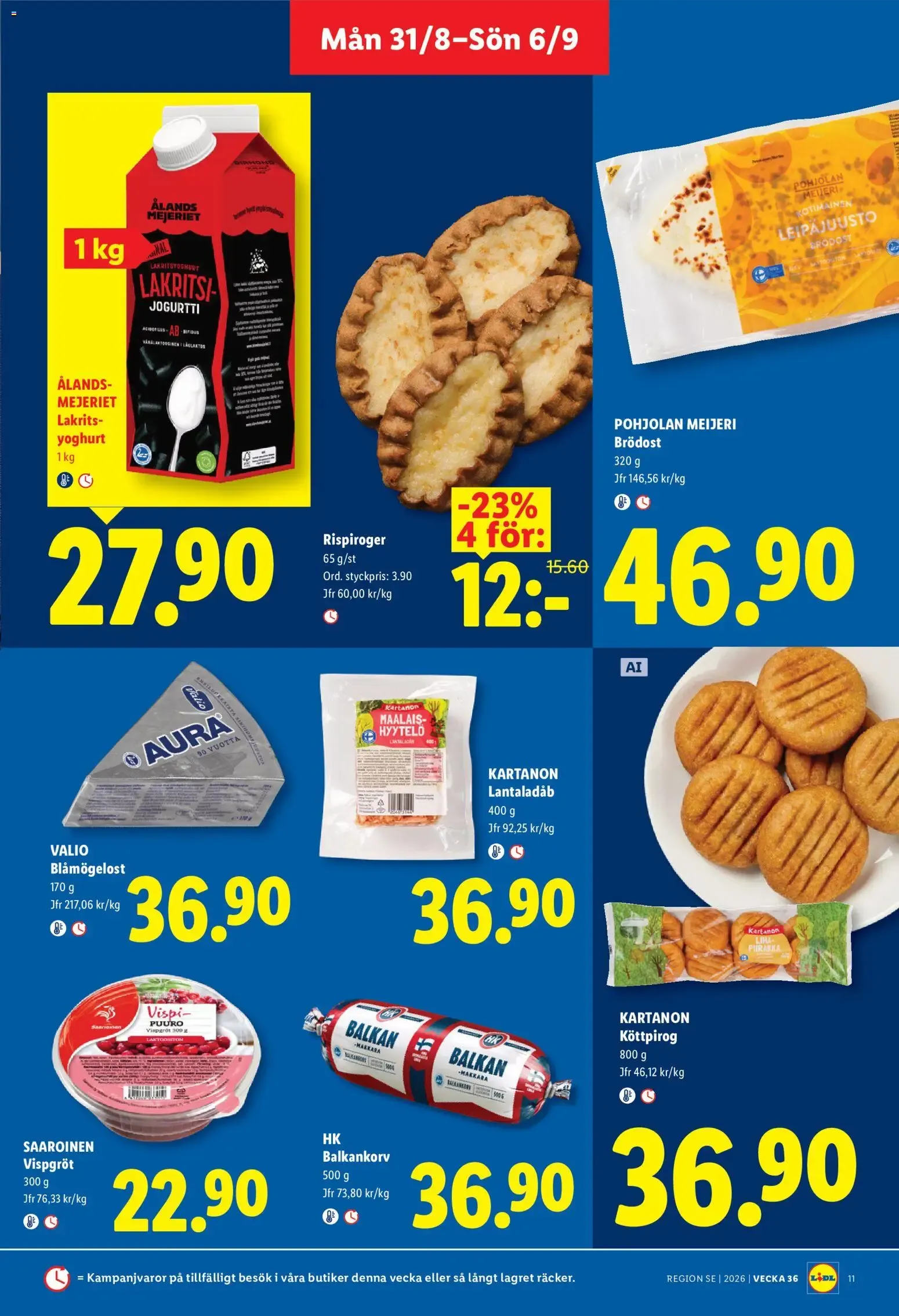 Lidl: Kvalitet till röda priser. Det lönar sig. från 31 augusti till 6 september 2026 - Reklamblad sidor 13