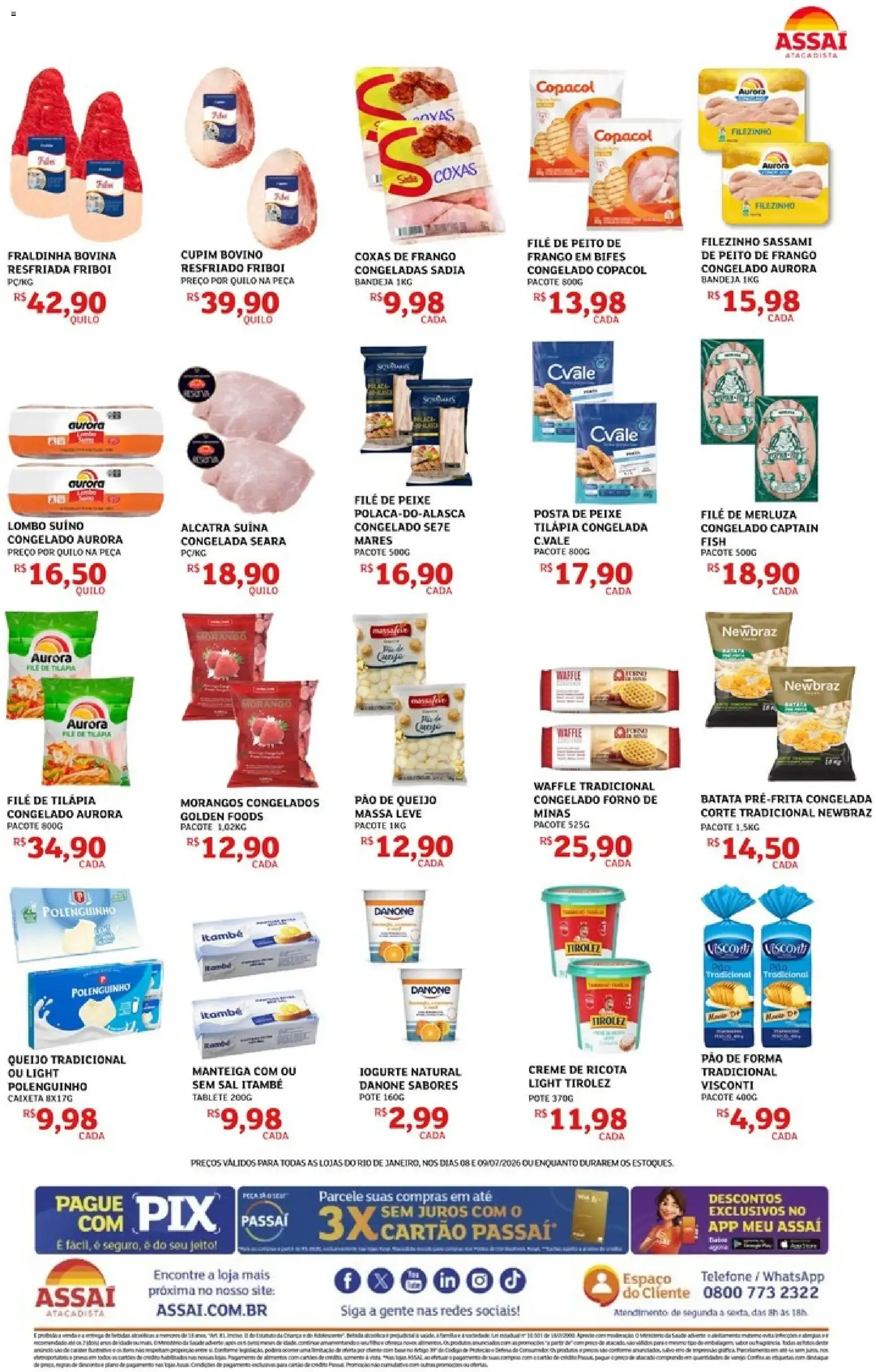 Encarte de Assaí Atacadista ofertas - RJ de 08/07/2026 | Promoções Online 8 de julho até 9 de julho 2026 - Pagina 2