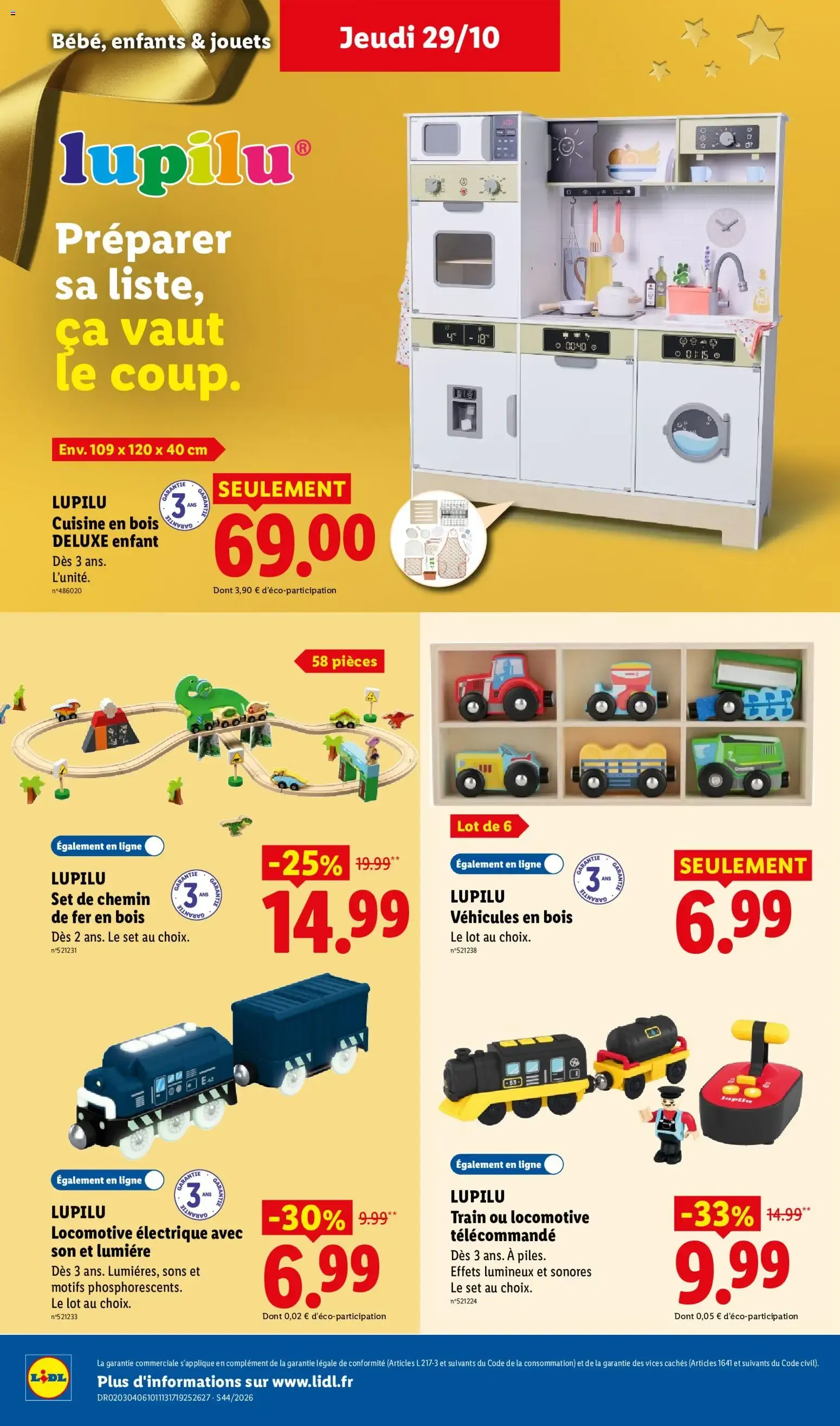 LIDL: Faites briller les fêtes à prix minis ! du 29 octobre au 4 novembre 2026 - Catalogue page 39