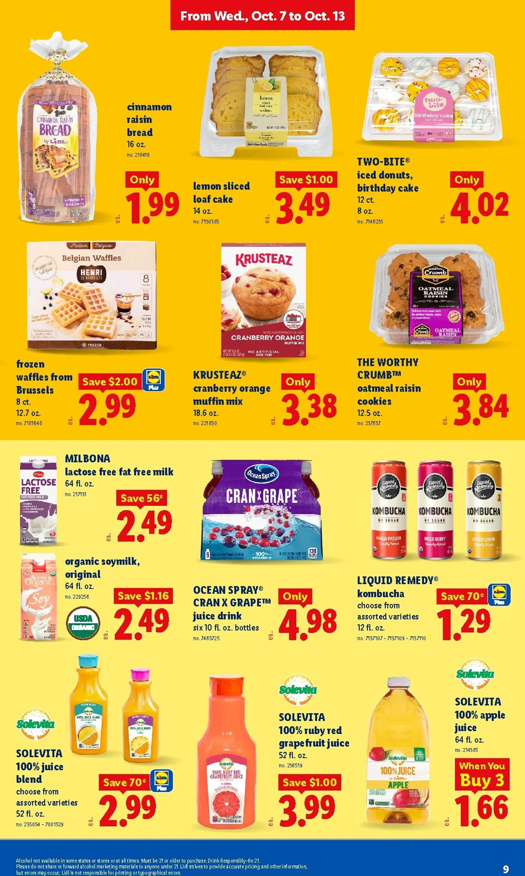 Weekly ad Current Lidl leaflet valid from Wednesday 10/07/2026 to Tuesday 10/13/2026 from October 7 to October 13 2026 - Page 9
