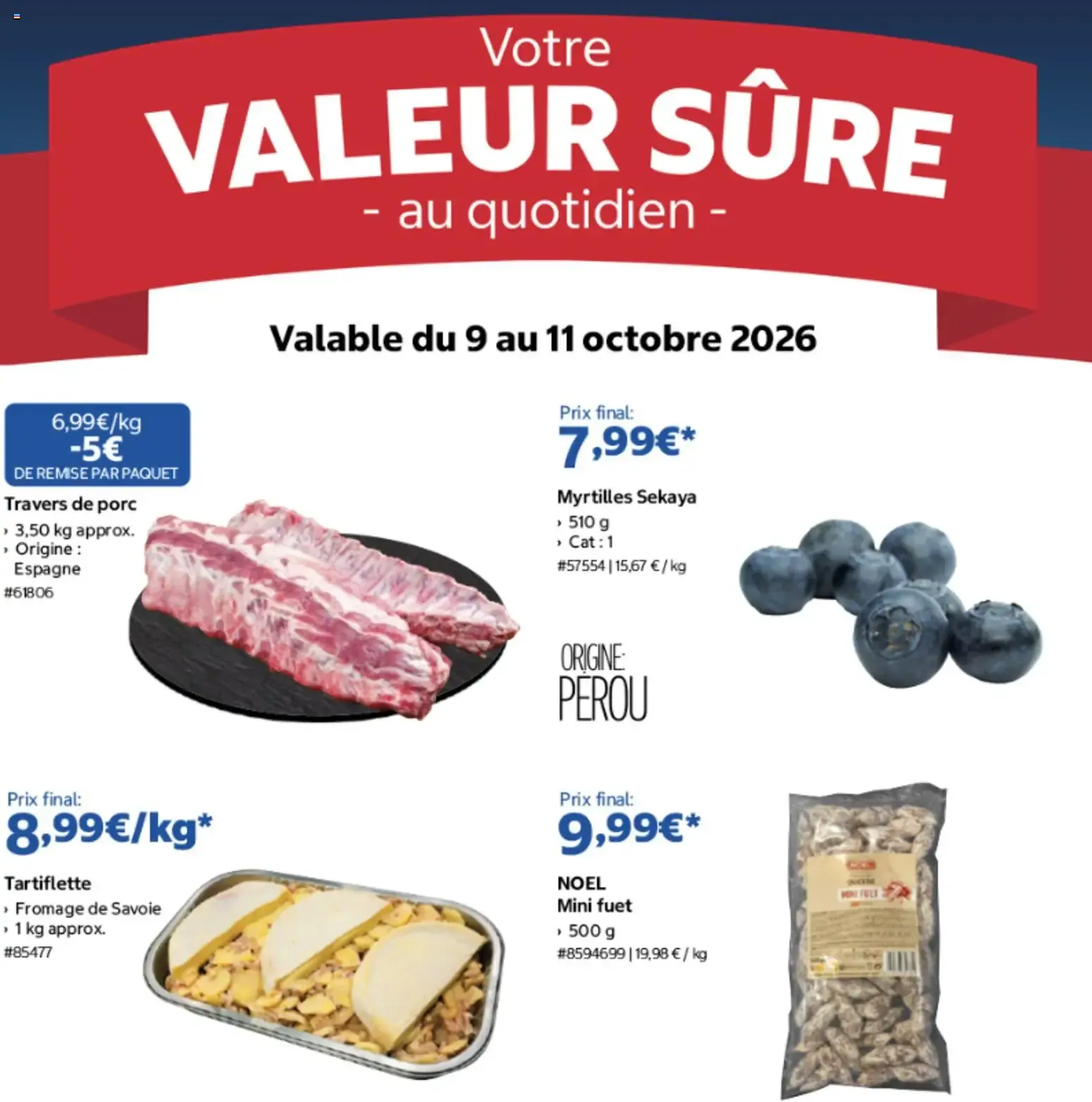 Costco Votre valeur sûre au quotidien / 9 au 11 octobre 2026 à partir du 09/10/2026 - promo en ligne