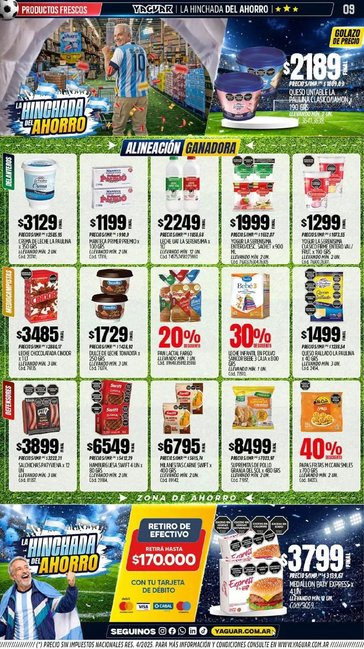 Ofertas de Mayorista Yaguar - La Hinchada del Ahorro 15 de junio al 21 de junio 2026 - Página 8 del catálogo