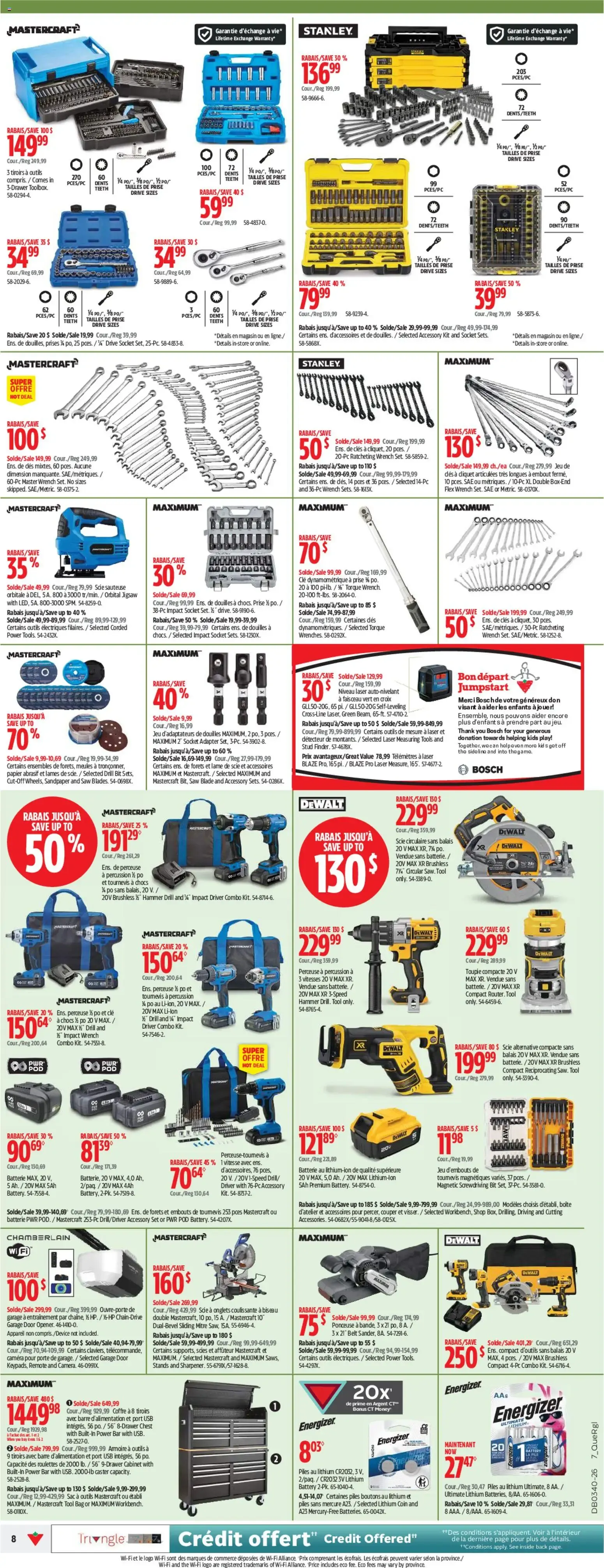 Canadian Tire circulaire from Oct 1, 2026 > weekly specials & deals from October 1 to October 7 2026 - flyer page 8