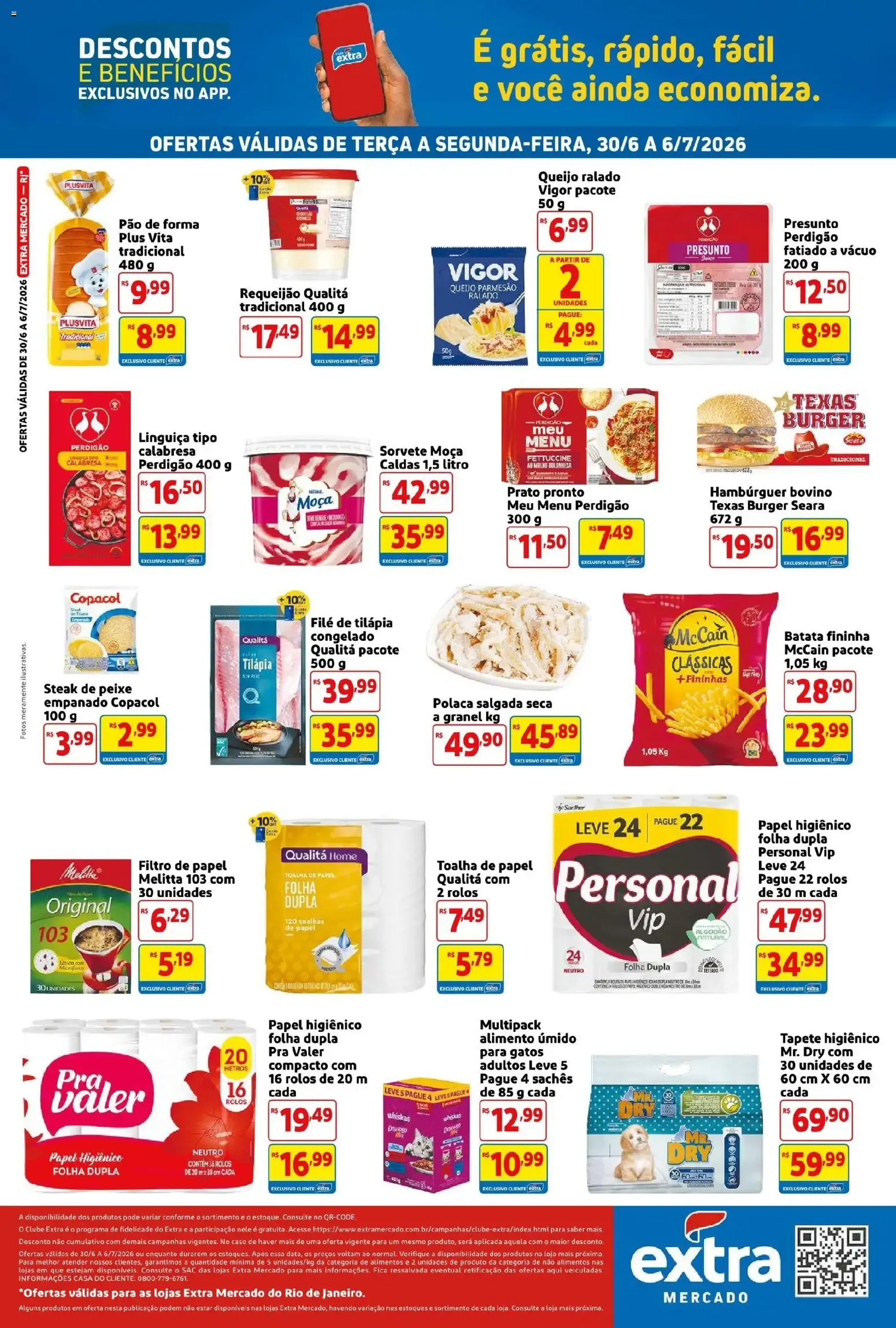 Encarte de Folheto Extra ofertas de Mercado Semanal de 30/06/2026 | Promoção 30 de junho até 6 de julho 2026 - Pagina 2