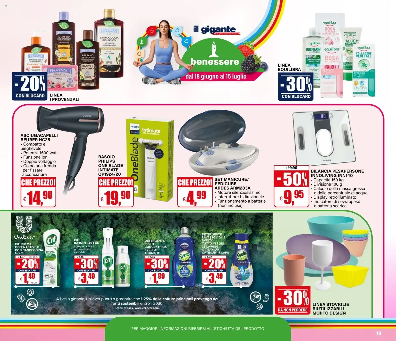 DIAMO COLORE AL NOSTRO BENESSERE da 18 giugno a 15 luglio di 2026 - Pagina del volantino 19