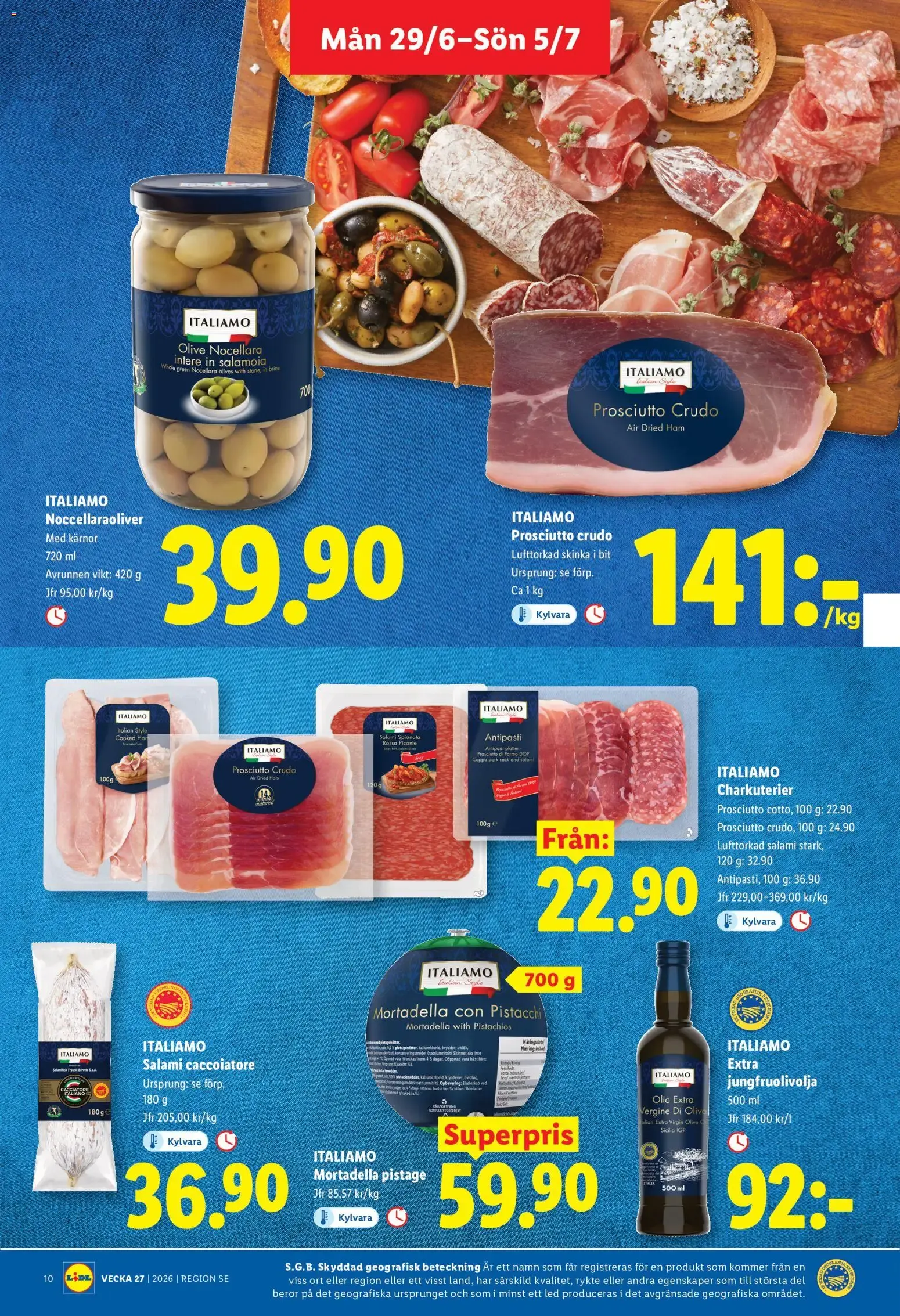Lidl erbjudanden från 29/06/2026 - 05/07/2026 > Reklamblad nuvarande rabatter från 29 juni till 5 juli 2026 - Reklamblad sidor 10