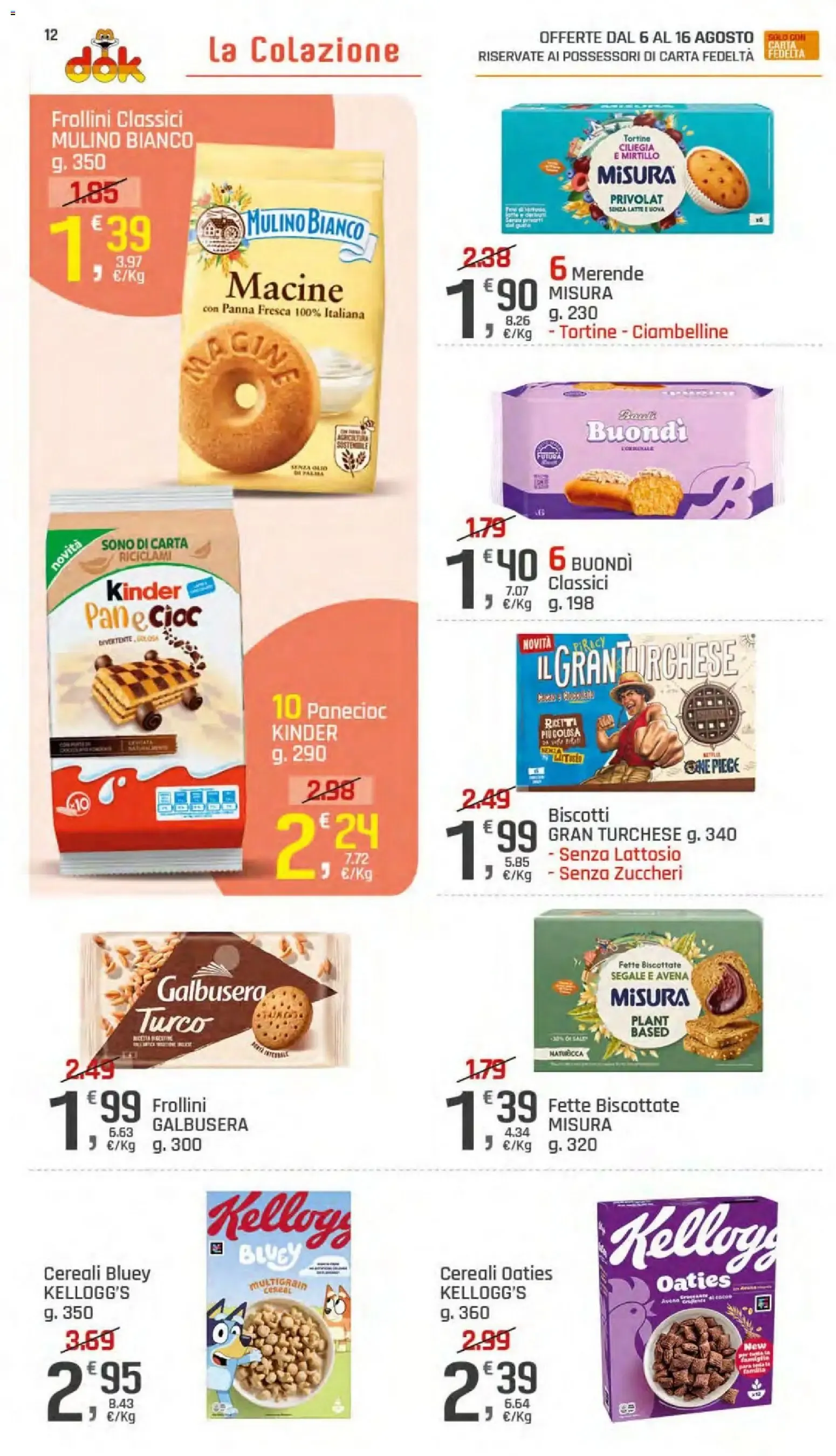 Nuovo DOK volantino dal 06/08/2026 > offerte anteprima 🛍️ da 6 agosto a 16 agosto di 2026 - Pagina del volantino 12