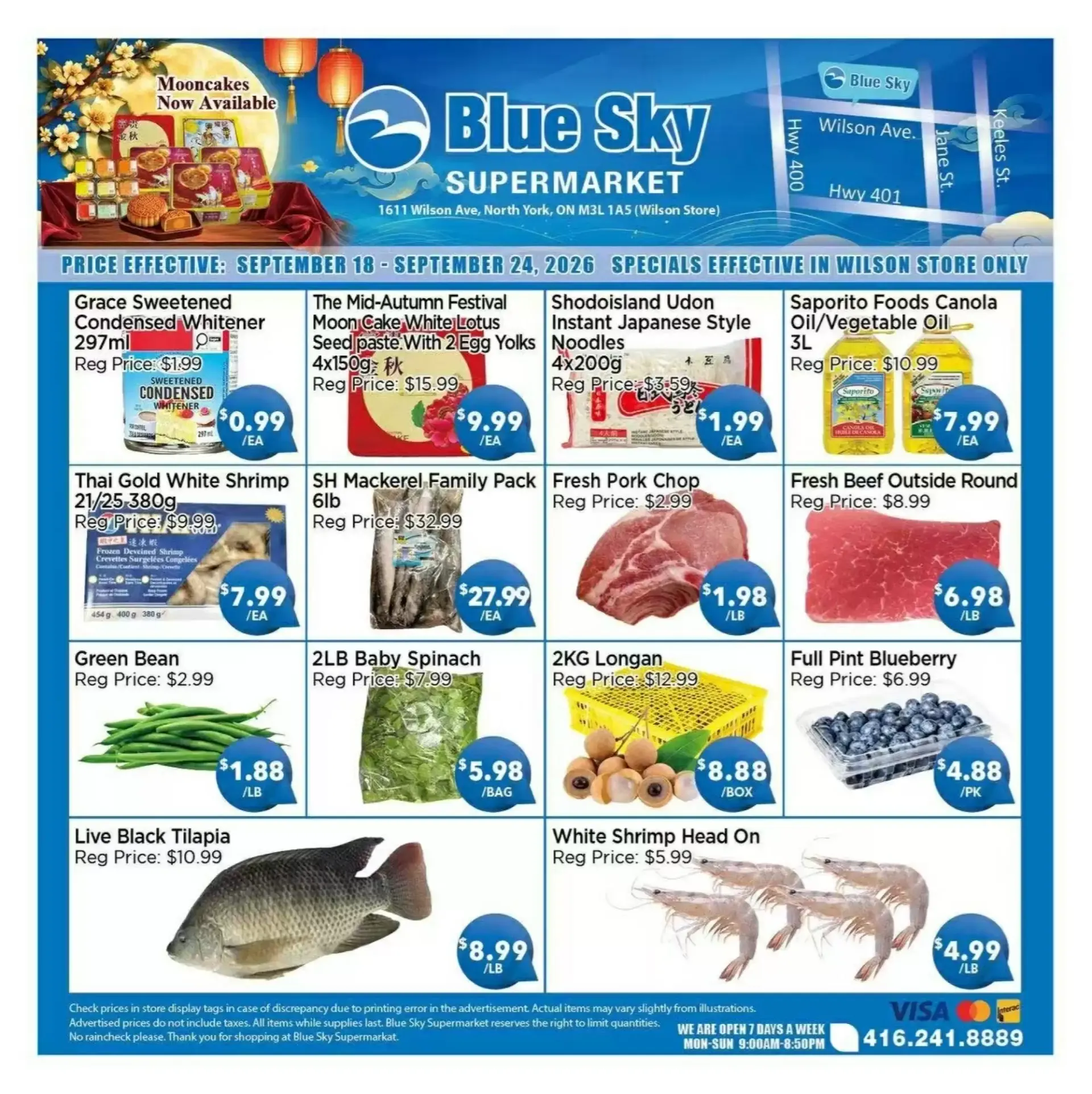 Blue Sky Supermarket flyer week 38 from September 18 to September 24 2026 - flyer page 1