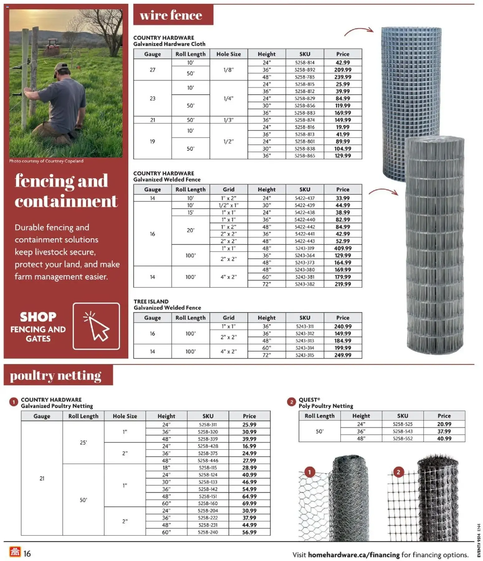 Farm and rural living from April 2 to December 31 2026 - flyer page 16