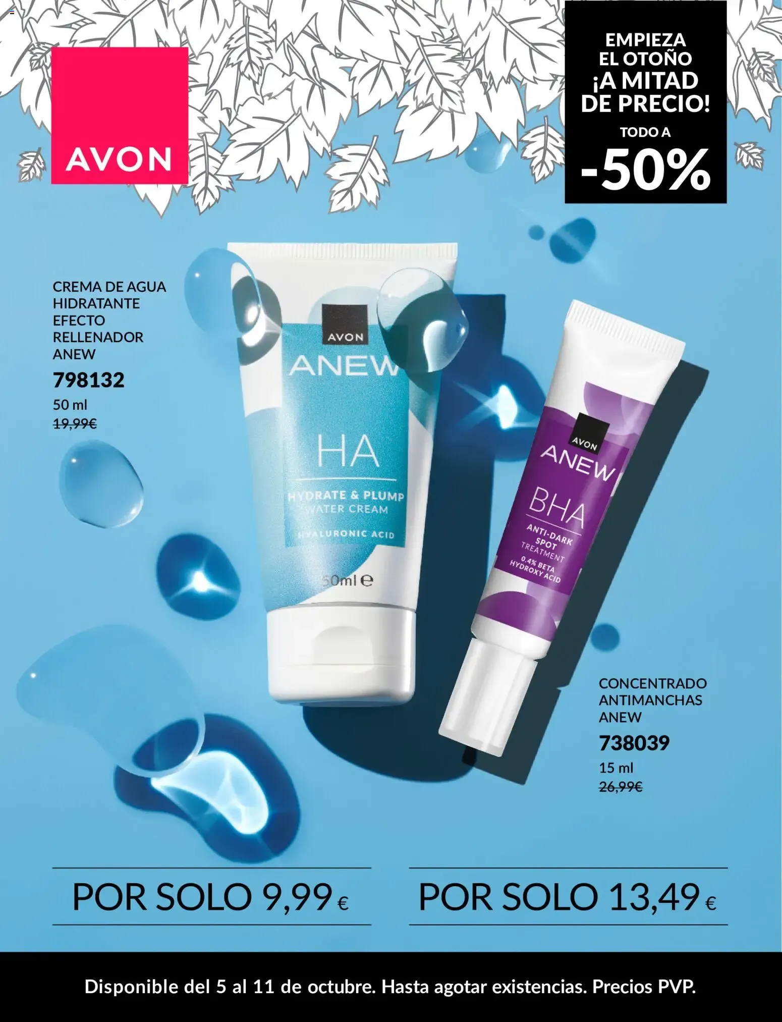 Catálogo de Avon: Empieza el otoño a mitad de precio con 50% de descuento 5 de octubre al 11 de octubre 2026 - Página 5