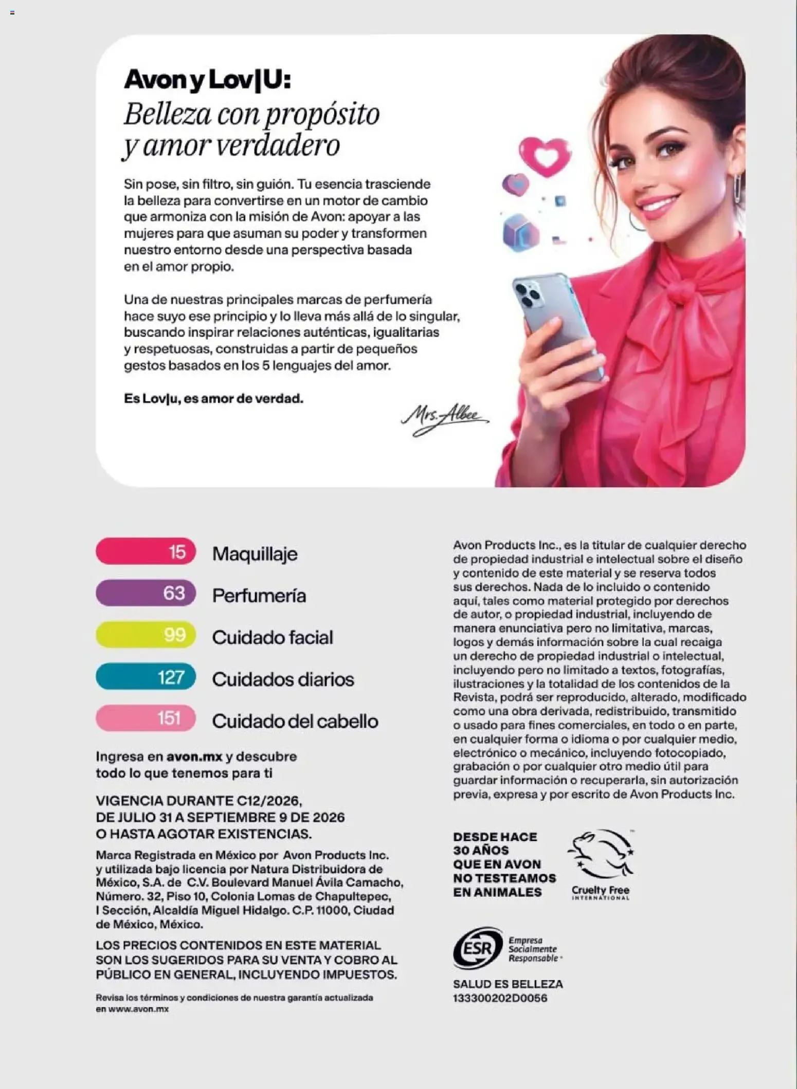 Catálogo de AVON CATÁLOGO PDF - AVON campaña 12 2026 20 de agosto al 30 de septiembre 2026 - Pagina 10