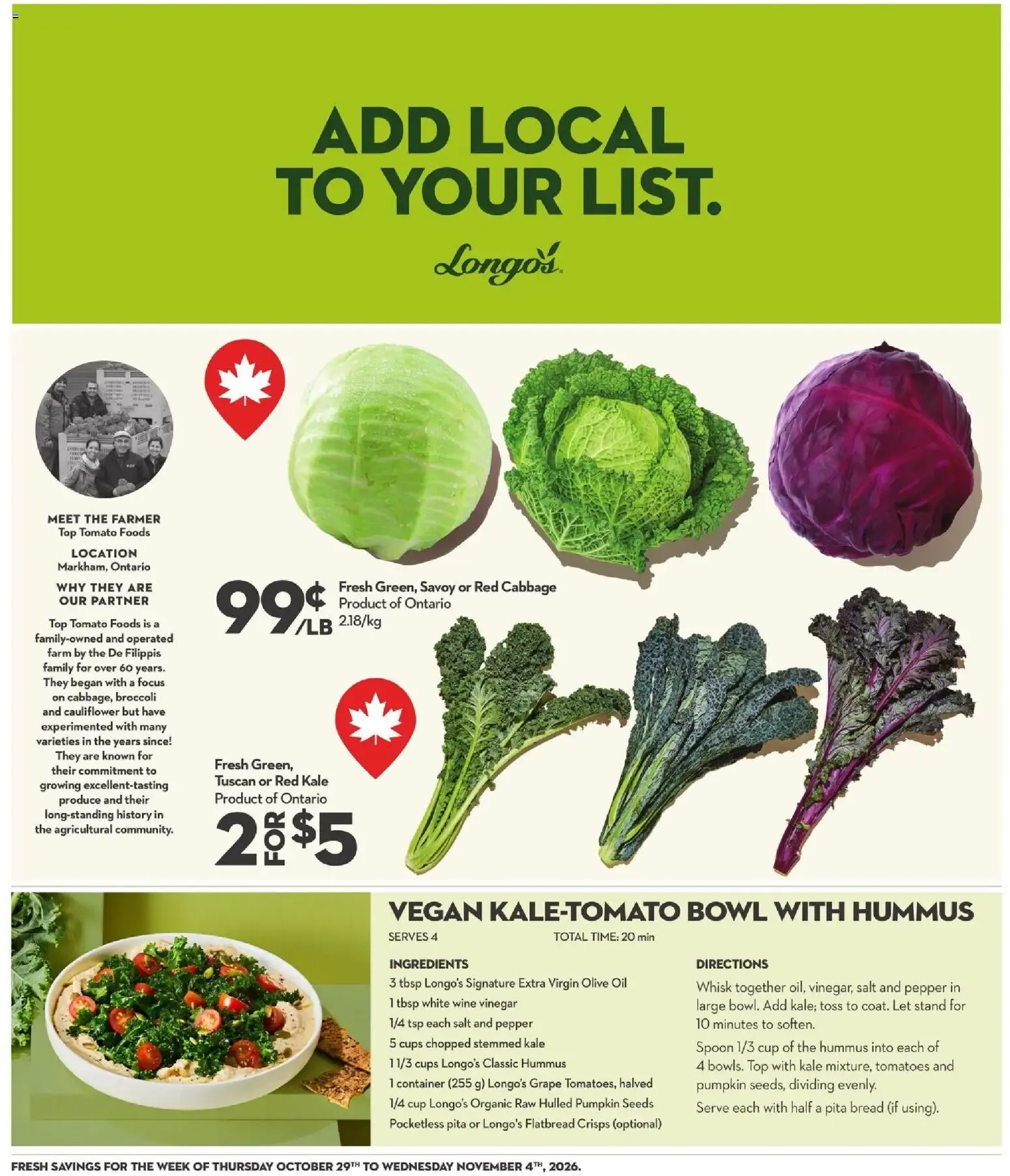 Longo's weekly flyer / circulaire from Oct 29, 2026 > weekly specials & deals from October 29 to November 4 2026 - flyer page 12