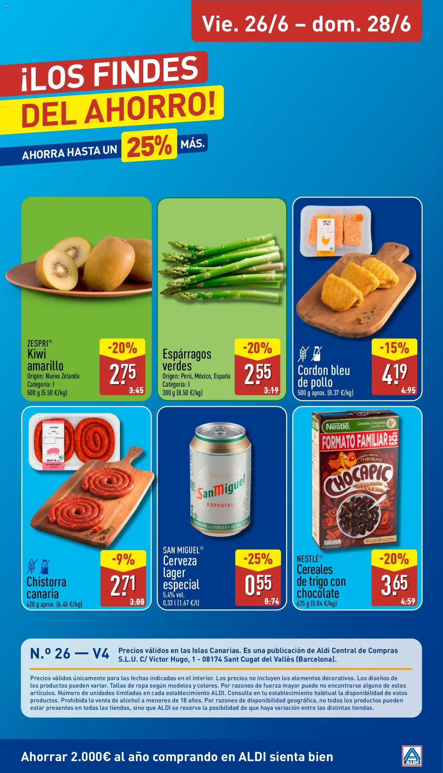 Catálogo de Aldi folleto Canarias del 22/06/2026 | Catálogo 22 de junio al 28 de junio 2026 - Página 34