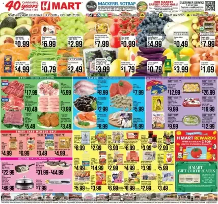 Weekly ad Hmart weekly ad week 40 from September 30 to October 6 2026 - Page 1