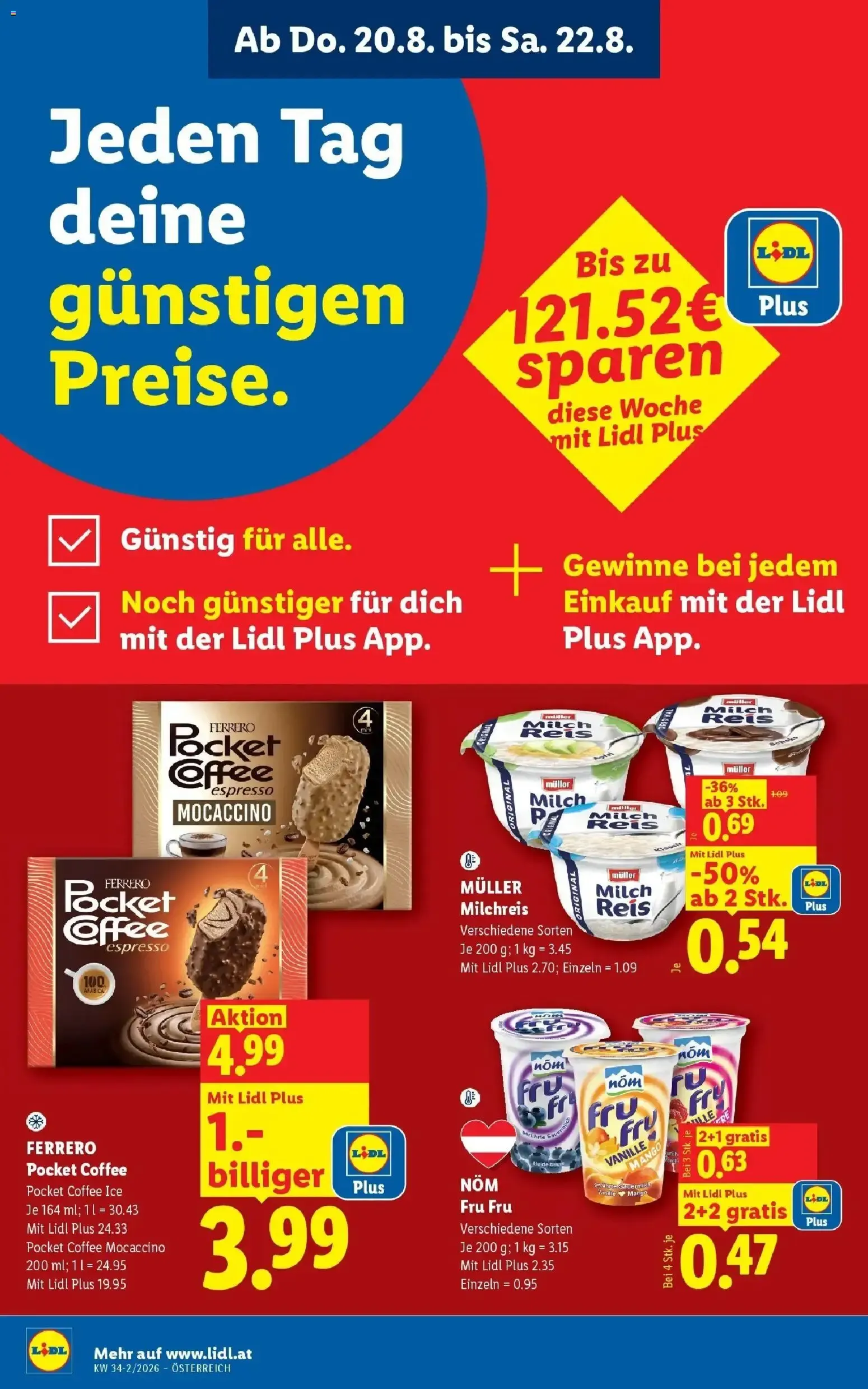 Lidl Plus - Österreichs günstigste Preise von 20. August bis 22. August 2026 - Flugblätt seite  2