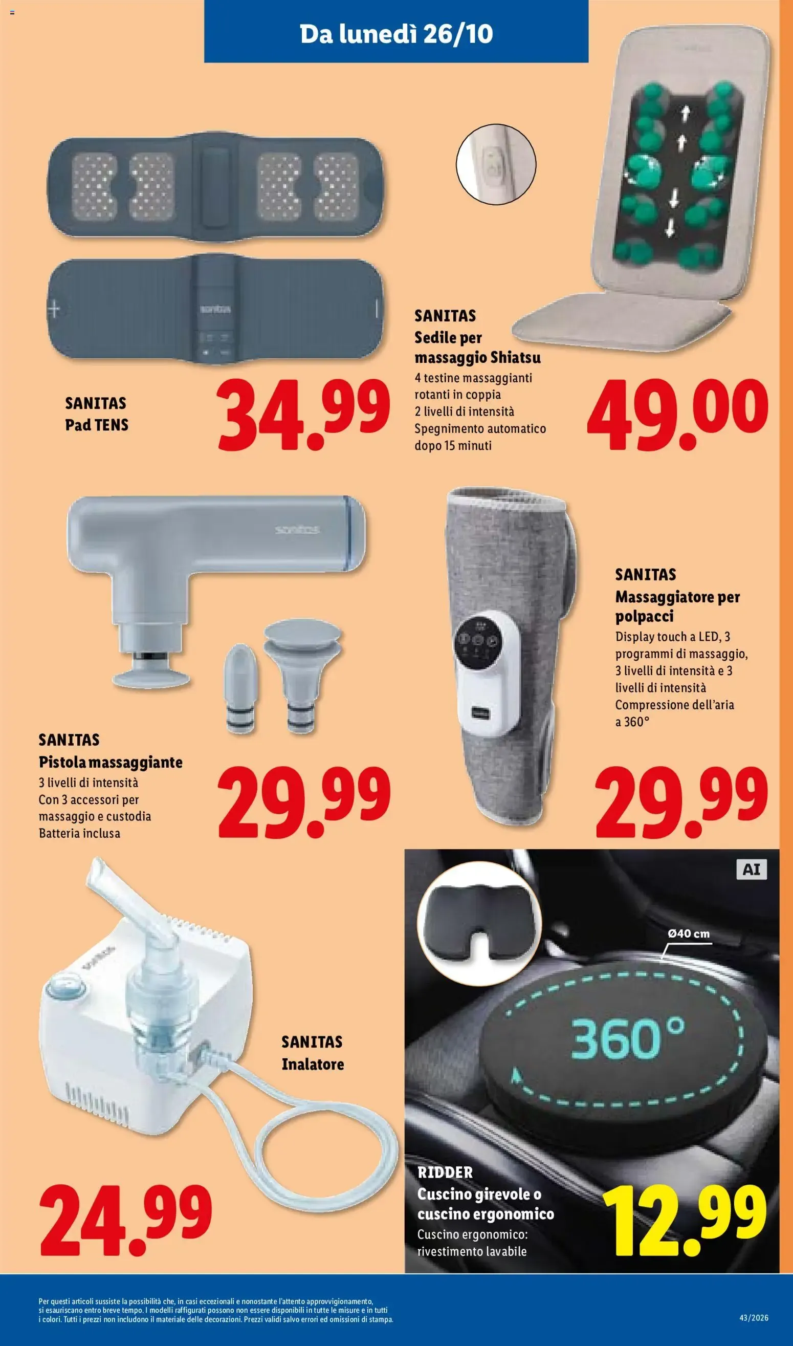 Lidl: Piccoli Prezzi, Grande Qualità da 22 ottobre a 28 ottobre di 2026 - Pagina del volantino 45
