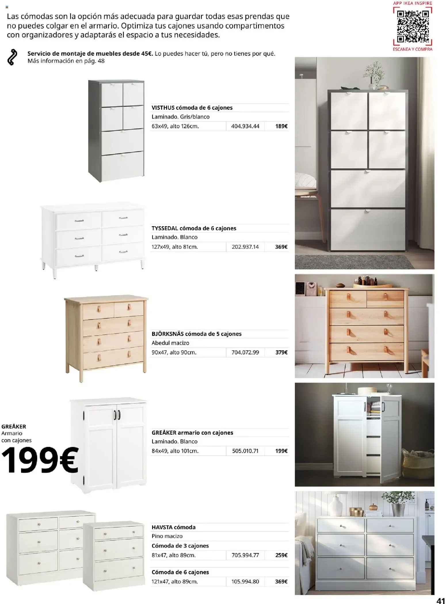 Catálogo de IKEA - Guía de Compra Muebles para el Dormitorio 1 de septiembre al 31 de enero 2027 - Página 41