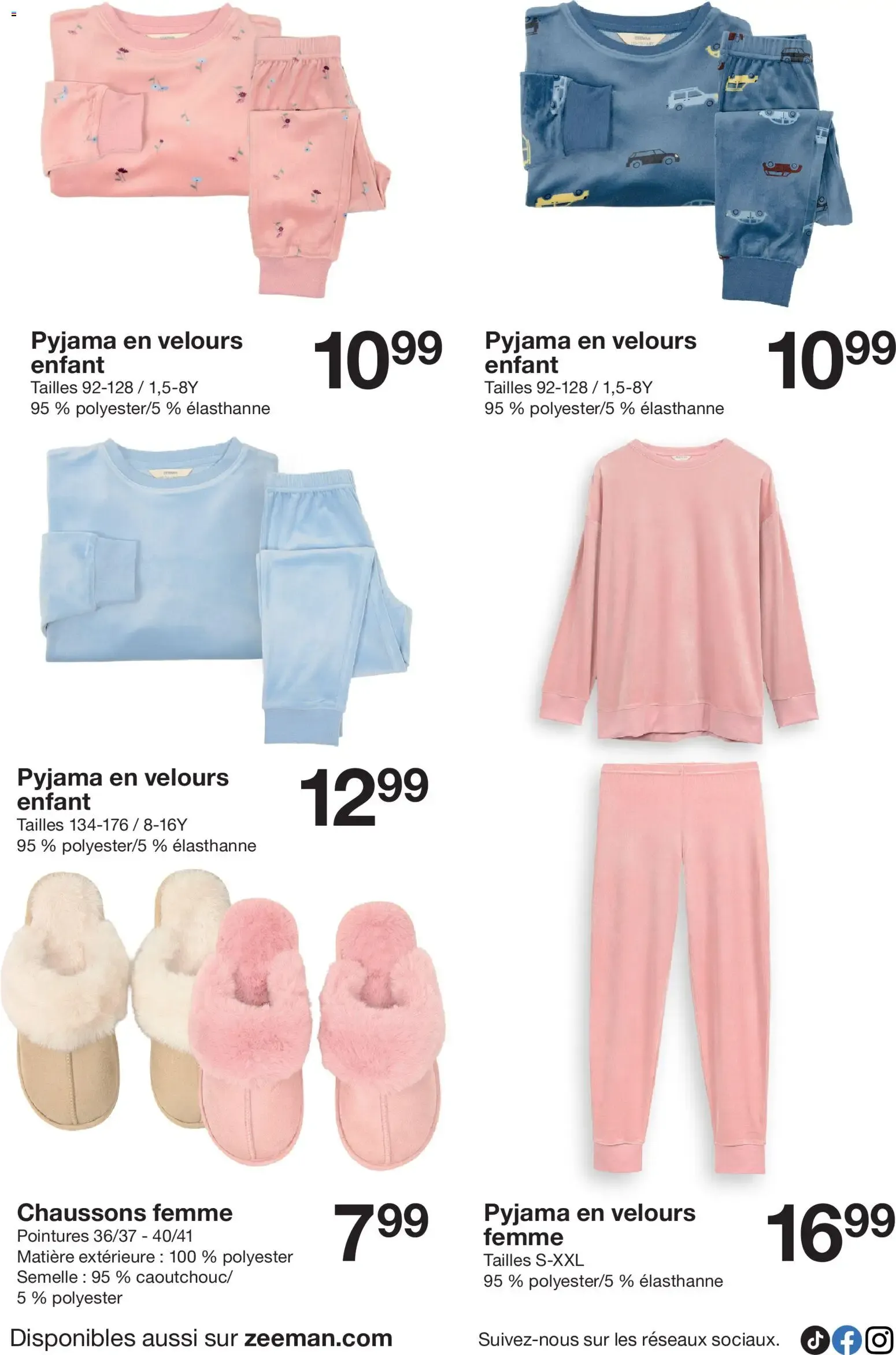 Cette semaine : des pyjamas chauds pour tout le monde. du 24 octobre au 6 novembre 2026 - Catalogue page 8