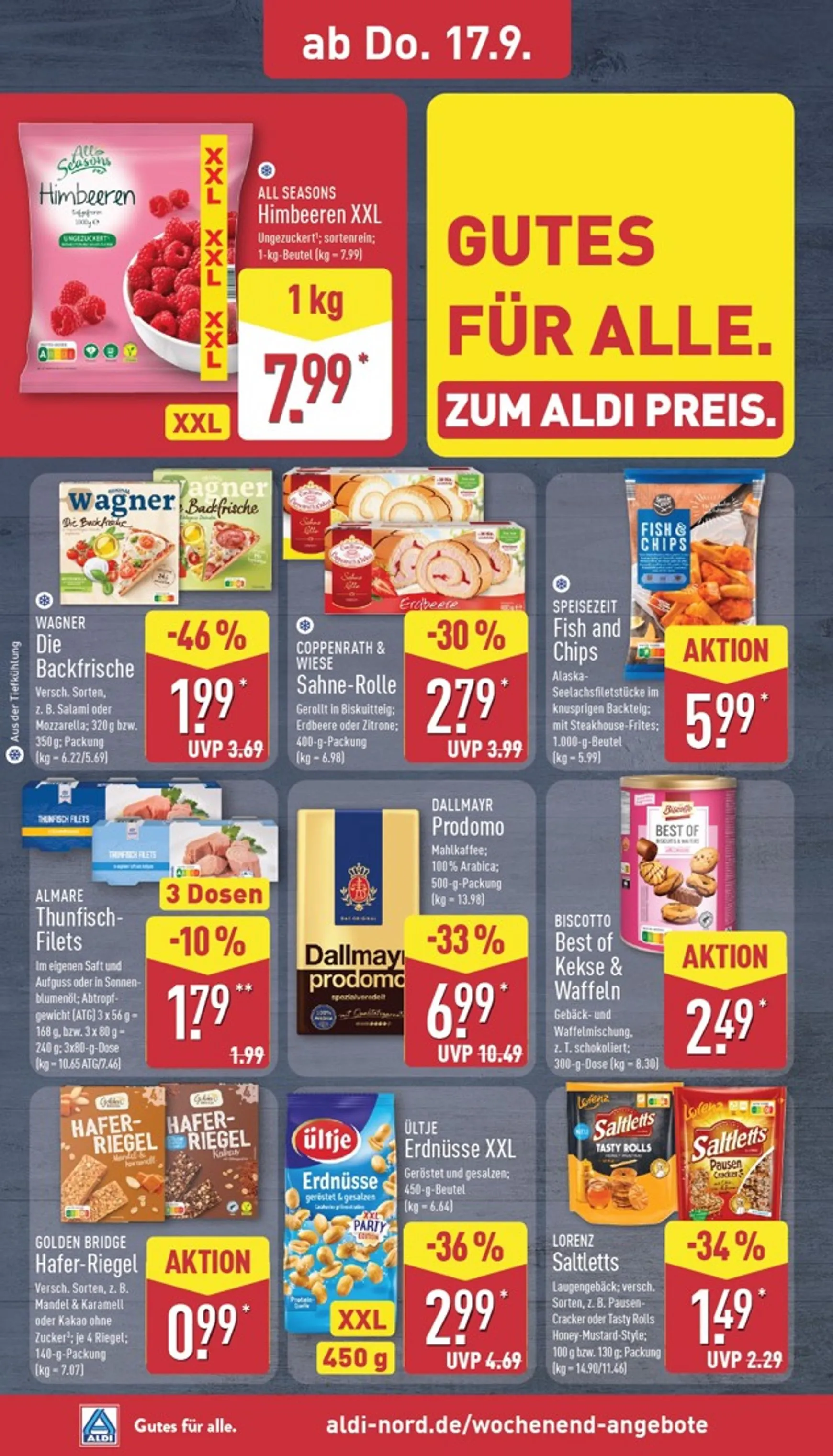 ALDI NORD Prospekt nächste Woche – von Montag 14.09.2026 bis Samstag 19.09.2026 von 14. September bis 19. September 2026 - Prospekt seite 34