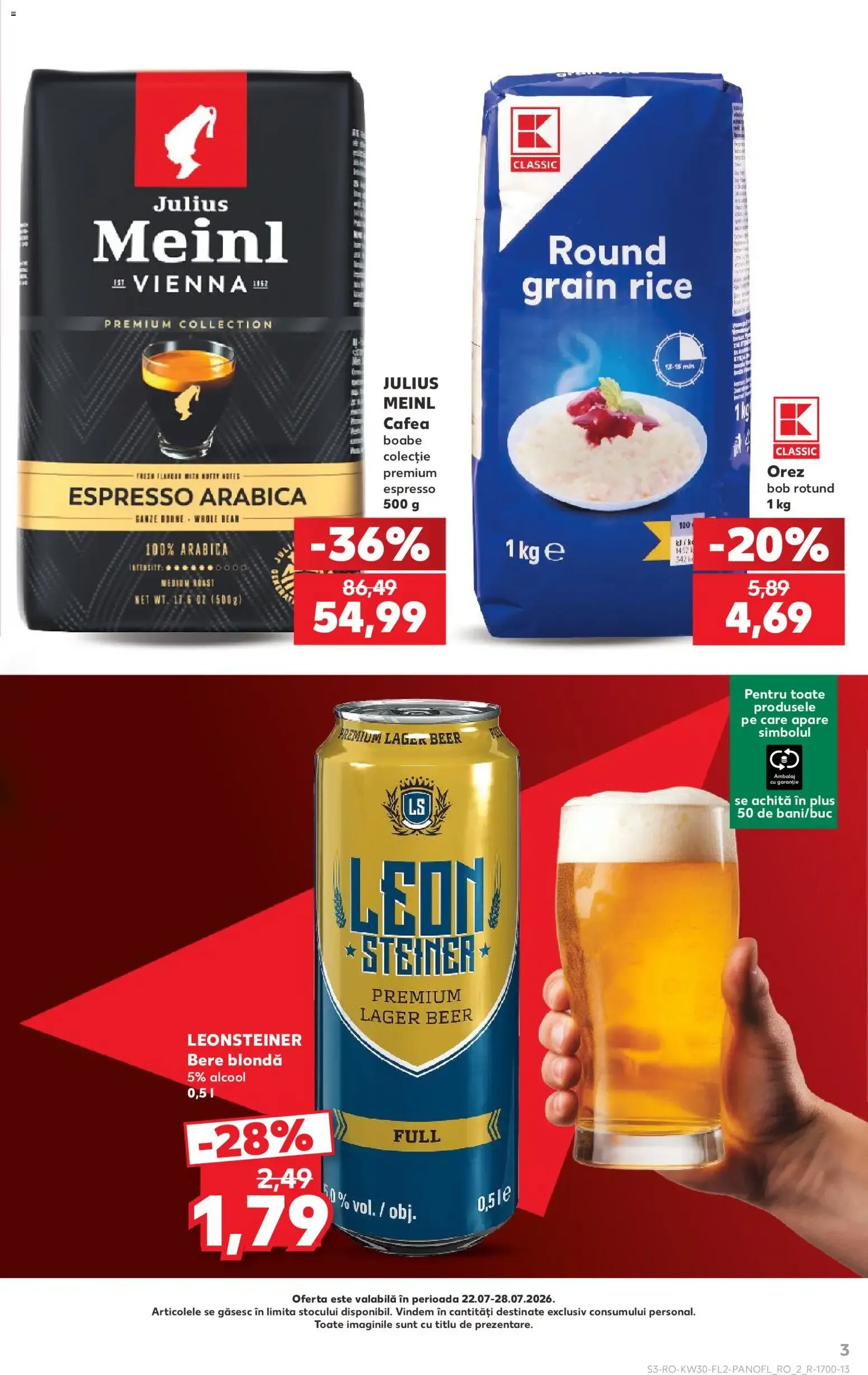 Catalog Kaufland Catalog Oferta Speciala 22.07.2026 - Revista si Oferta de la 22 iulie până la 28 iulie 2026 - Revista Pagina 3