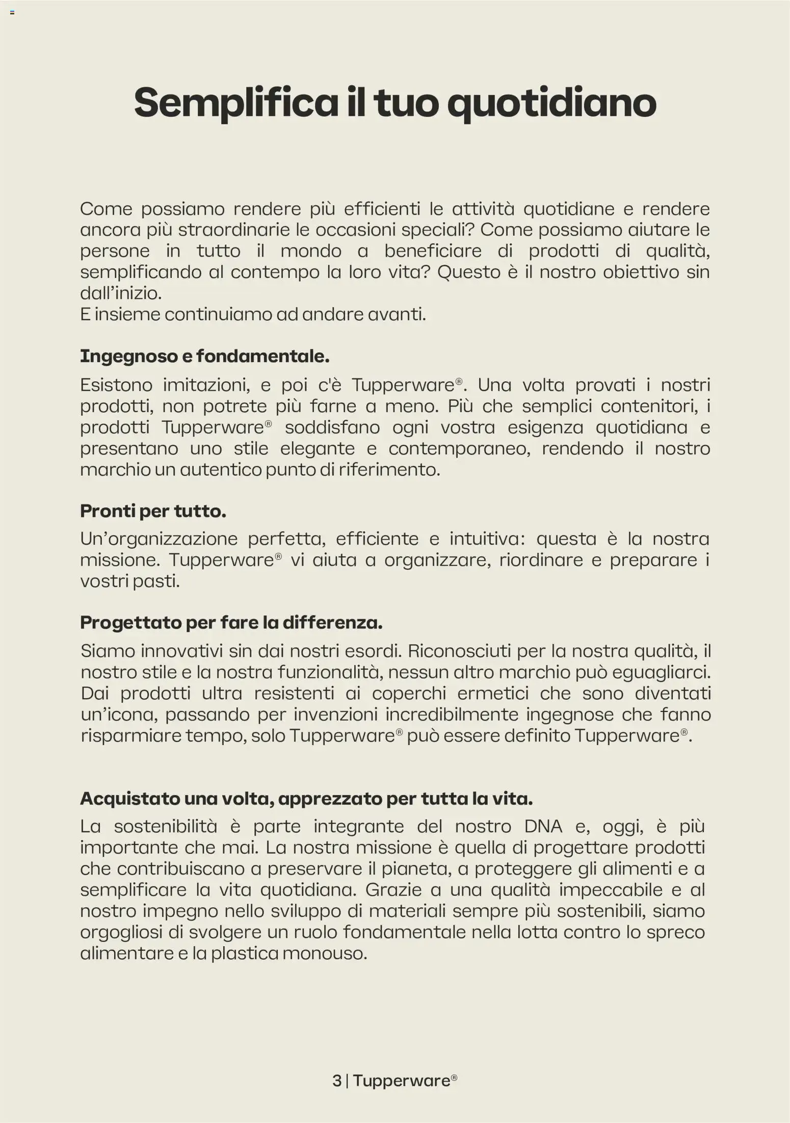 Tupperware Autunno 2026 - Inverno 2027 da 1 ottobre a 31 marzo di 2027 - Pagina del volantino 3
