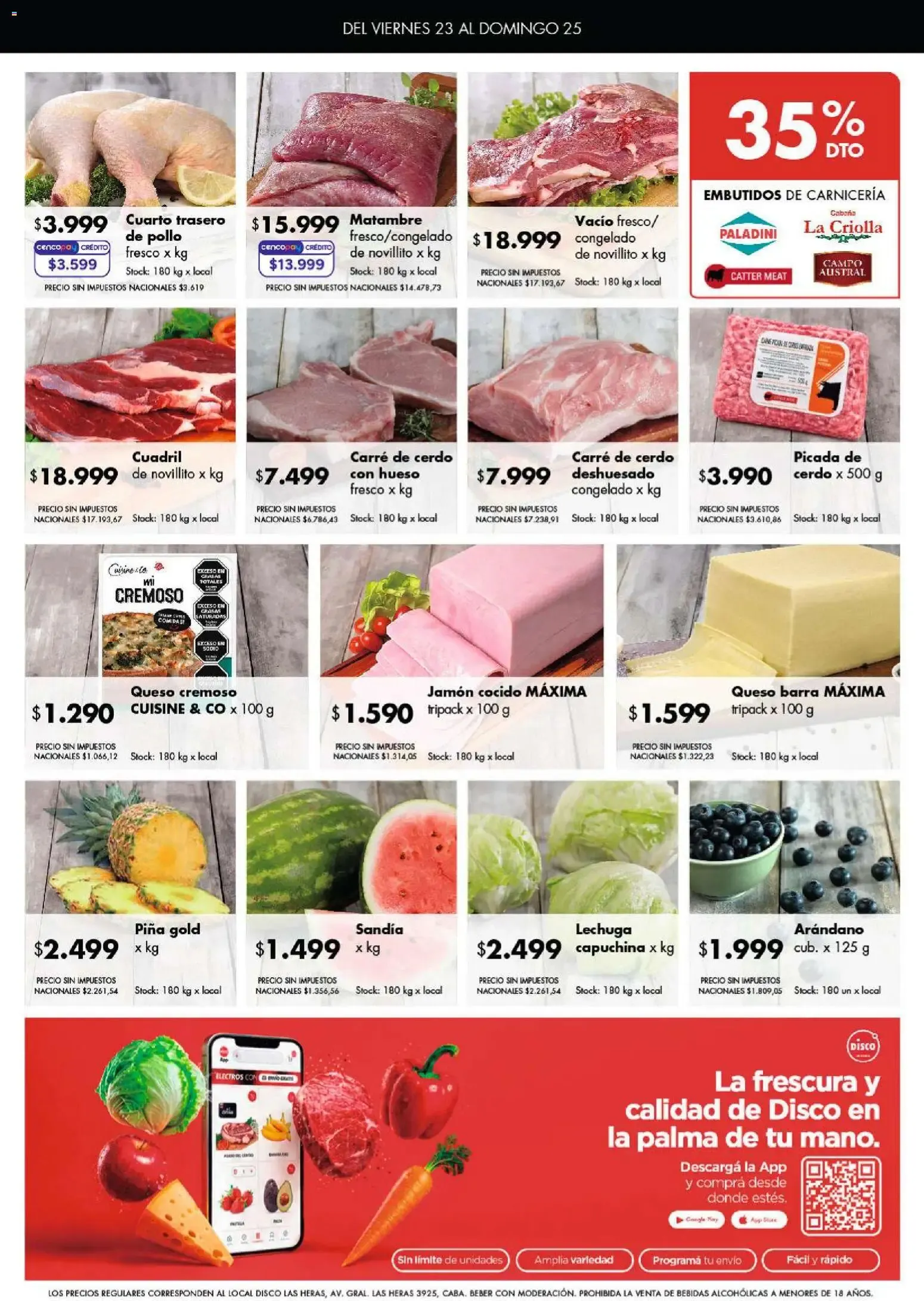 Ofertas de Disco Ofertas del 23/10/2026 - 25/10/2026 23 de octubre al 25 de octubre 2026 - Página 8 del catálogo