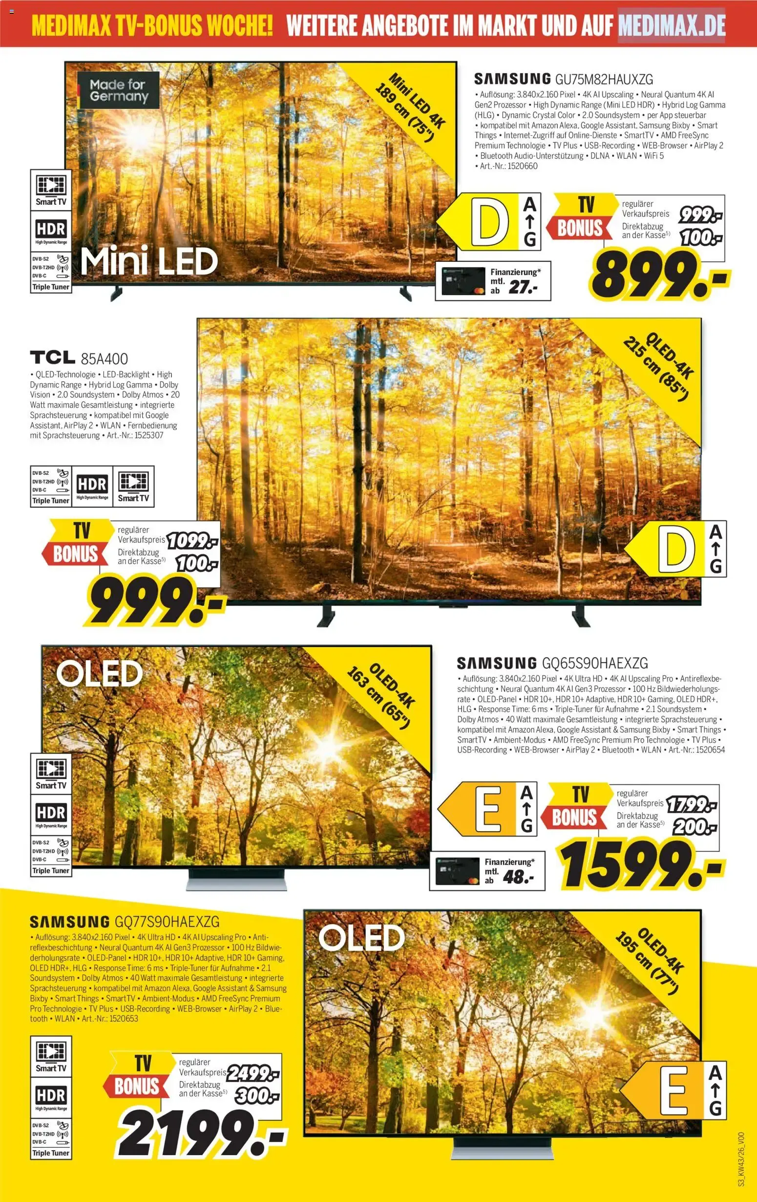 Medimax: TV-Bonus Woche von 17. Oktober bis 23. Oktober 2026 - Prospekt seite 3