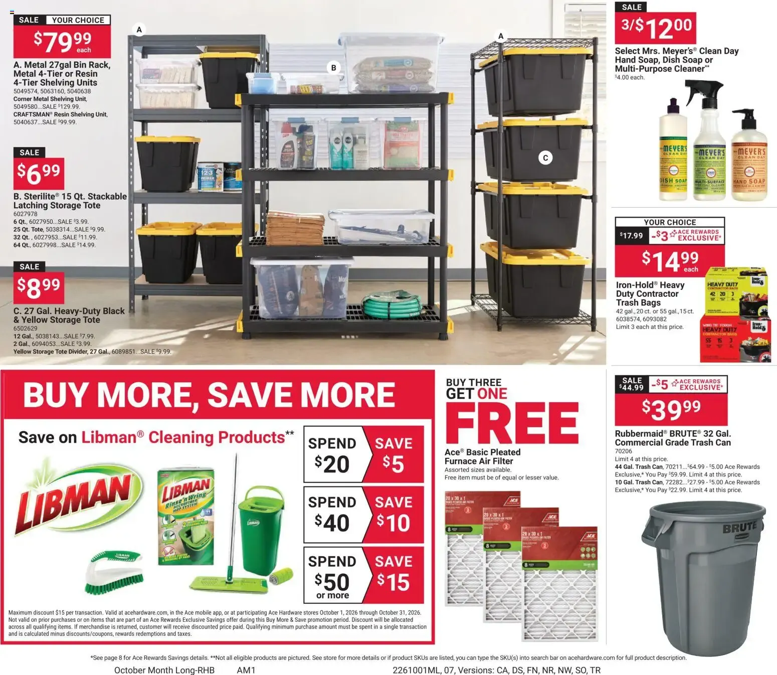 Weekly ad ACE Hardware Weekly Ad (10/01 - 10/31 2026) - Flyer from October 1 to October 31 2026 - Page 6