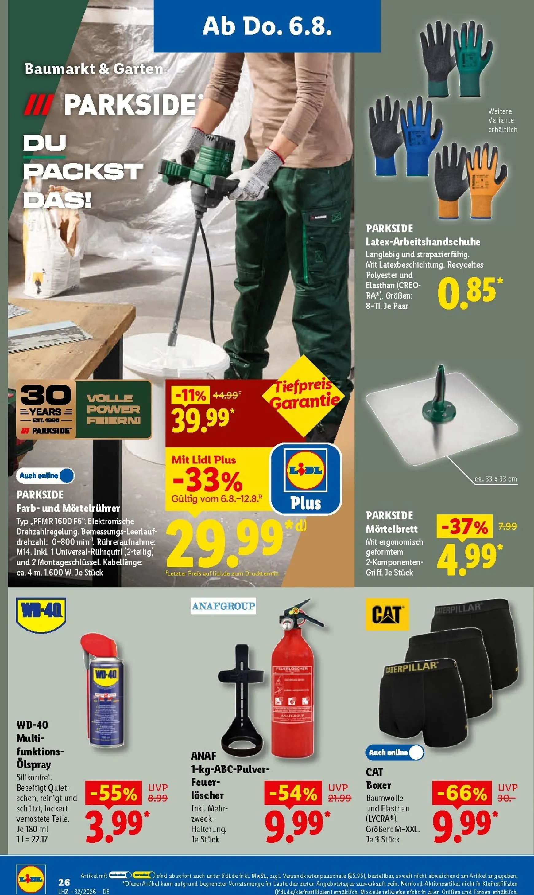 Lidl Prospekt – von Montag 03.08.2026 bis Samstag 08.08.2026 von 3. August bis 8. August 2026 - Prospekt seite 43