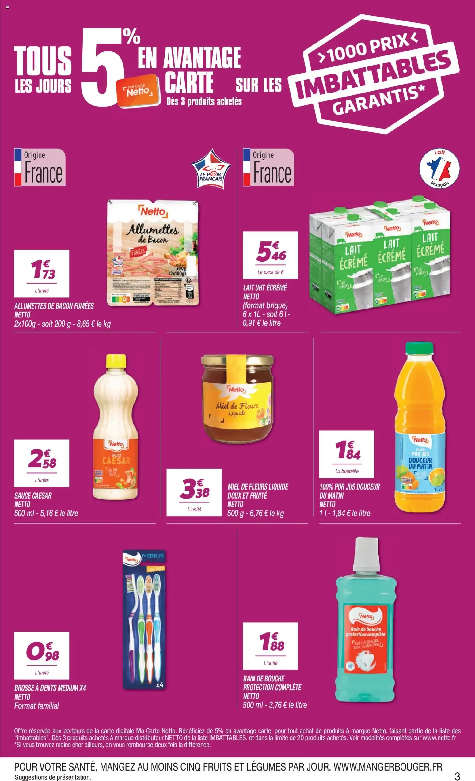 Netto catalogue à partir du 25/08/2026 - promo en ligne du 25 août au 31 août 2026 - Catalogue page 3