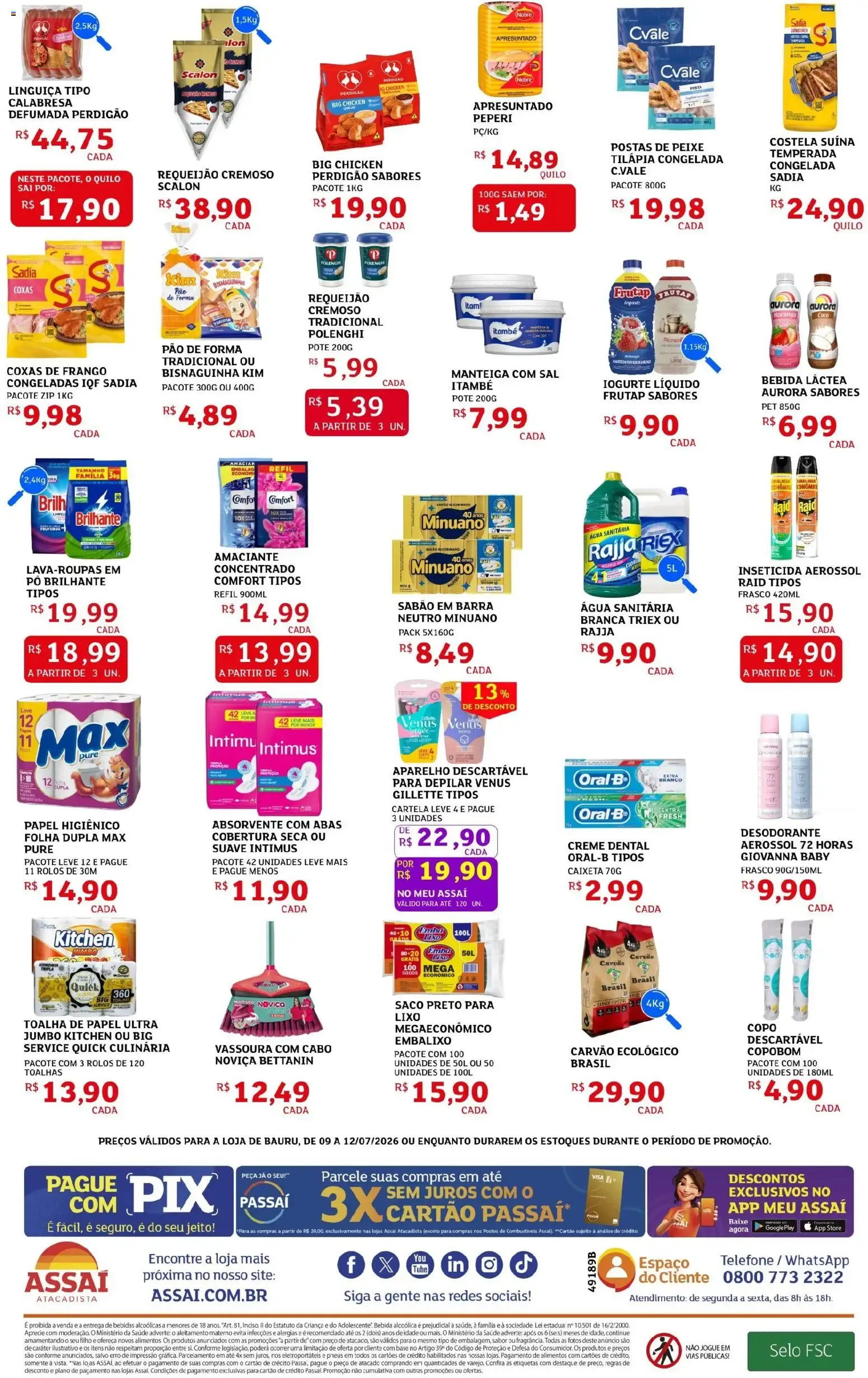 Encarte de Assaí Atacadista - Só Grandes Ofertas 9 de julho até 12 de julho 2026 - Pagina 2