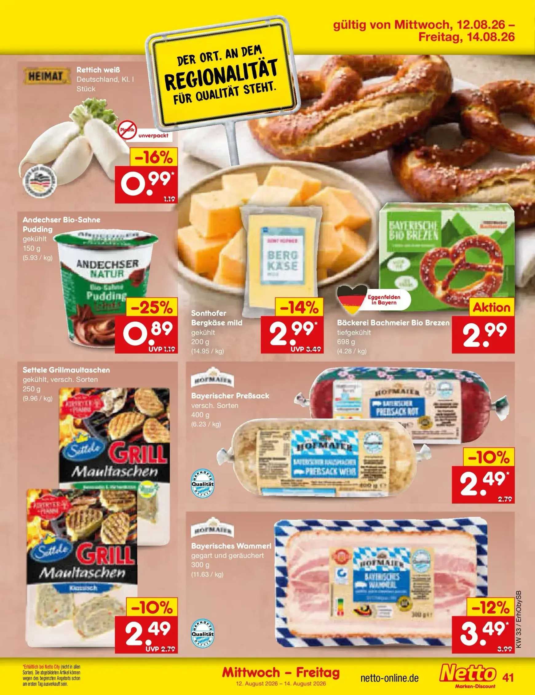 Netto Marken Discount Prospekt nächste Woche – von Montag 10.08.2026 bis Freitag 14.08.2026 von 10. August bis 14. August 2026 - Prospekt seite 58