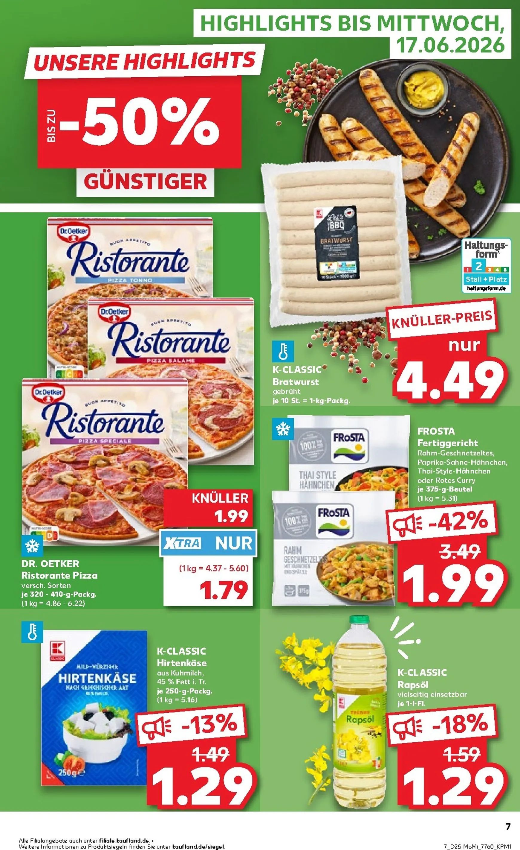 Kaufland - Angebote ab Montag Prospekt nächste Woche – von Montag 15.06.2026 bis Mittwoch 17.06.2026 von 15. Juni bis 17. Juni 2026 - Prospekt seite 7