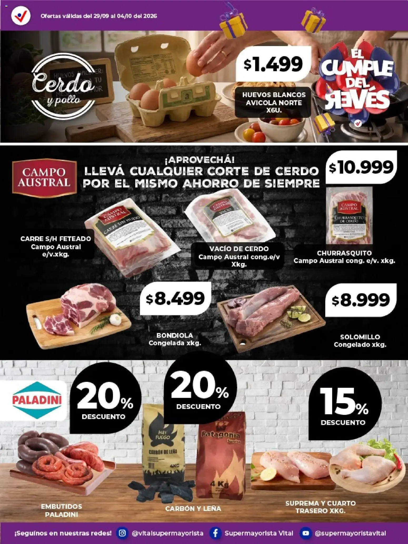 Ofertas de Vital - Especial de frescos || del 29/09/2026 - 04/10/2026 || Catálogo 29 de septiembre al 4 de octubre 2026 - Página 3 del catálogo