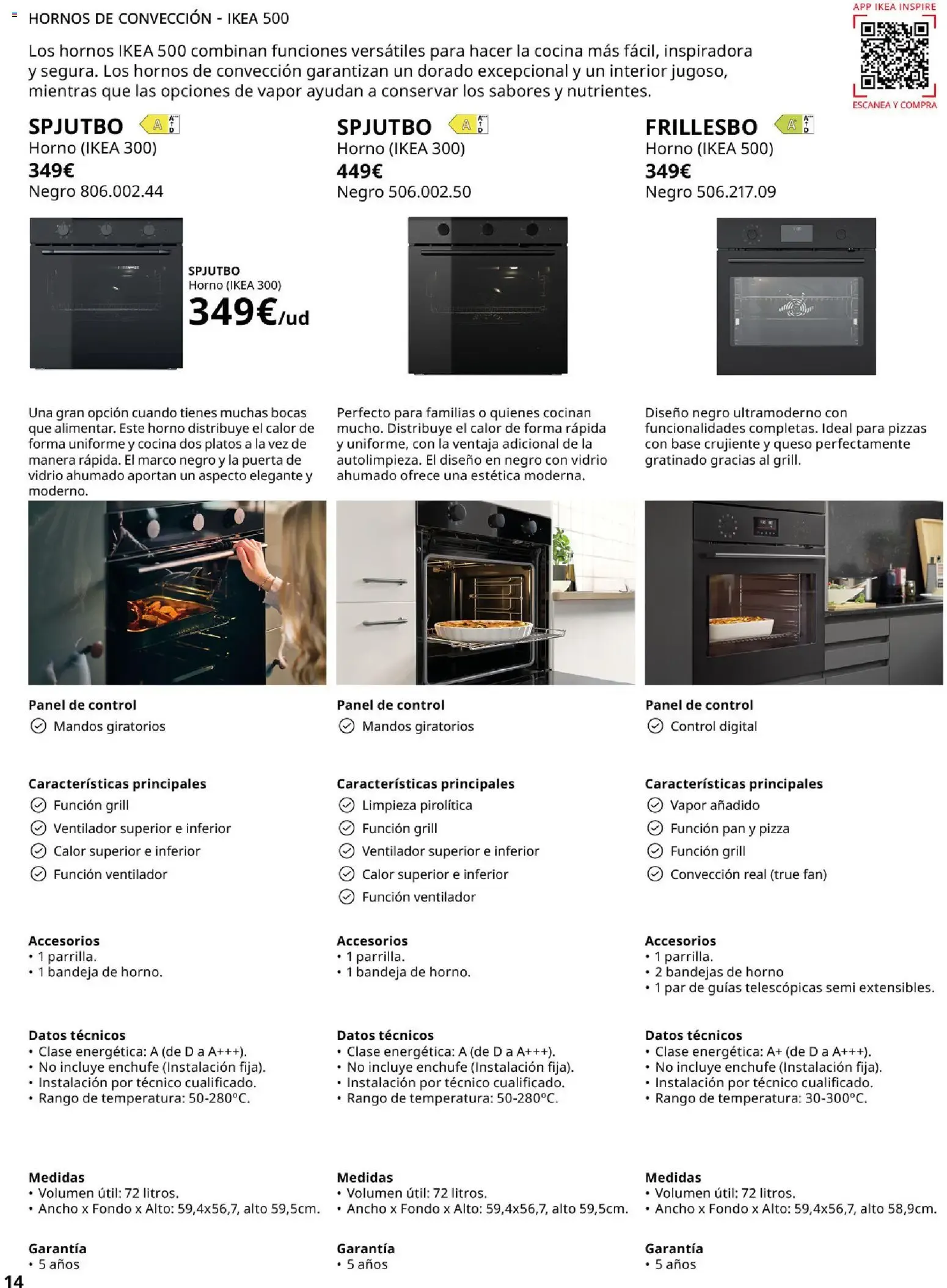 Catálogo de Guía de Compra Electrodomésticos IKEA 7 de mayo al 31 de agosto 2026 - Página 14