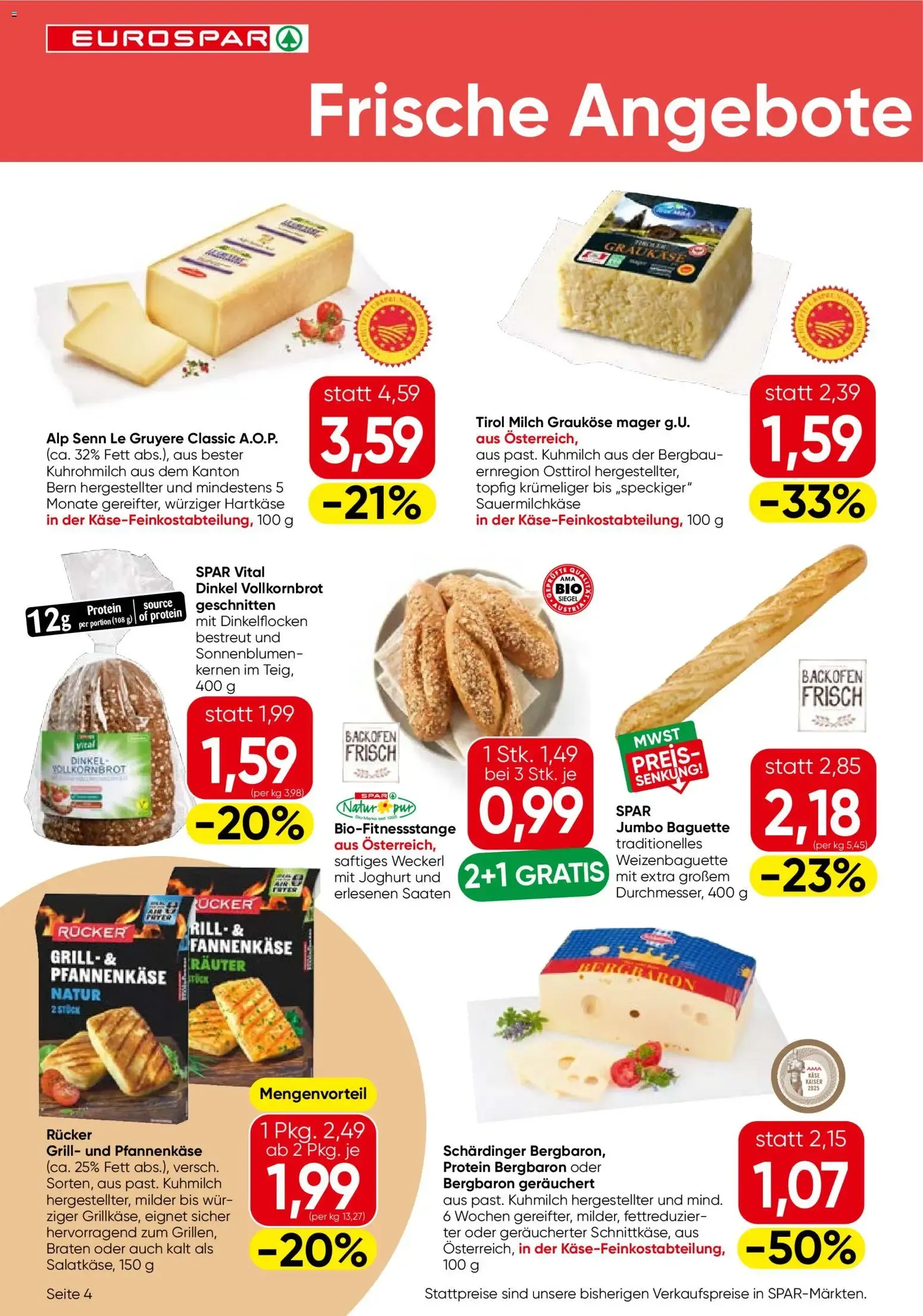 Eurospar Flugblatt von 30.07.2026 - Aktuelle Angebote von 30. Juli bis 12. August 2026 - Flugblätt seite  4