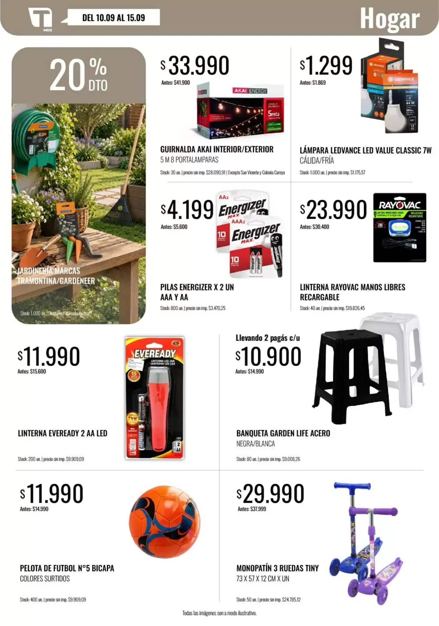 Ofertas de Catálogo de Ofertas Tadicor Mayorista - Minorista 9 de septiembre al 15 de septiembre 2026 - Página 10 del catálogo