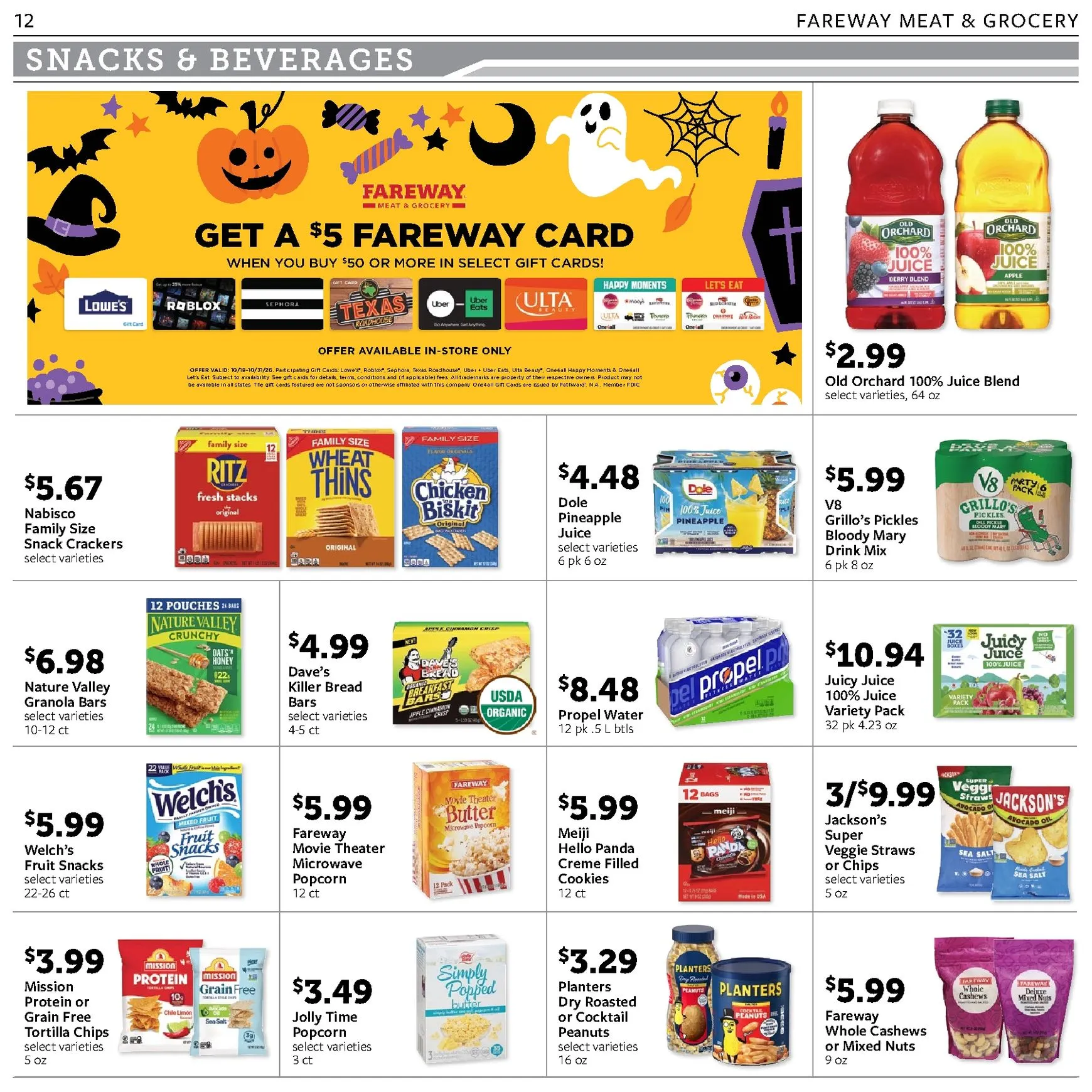 Weekly promotion Fresh Picks. Great Prices. spanning from October 19 to October 24 2026 - Page 12 for Catalogue 365