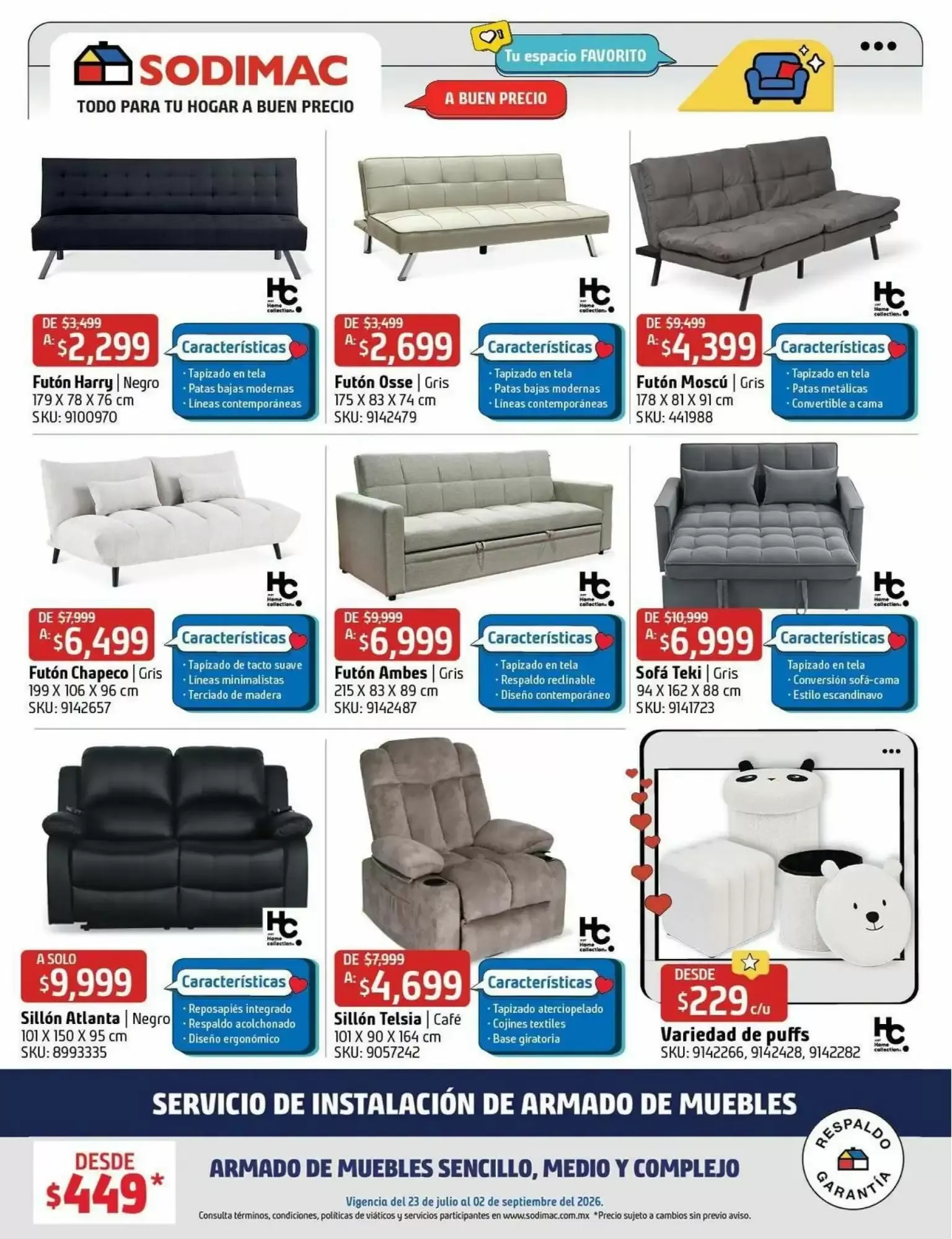 Catálogo de Sodimac: Gran Feria del Mueble 23 de julio al 2 de septiembre 2026 - Pagina 3