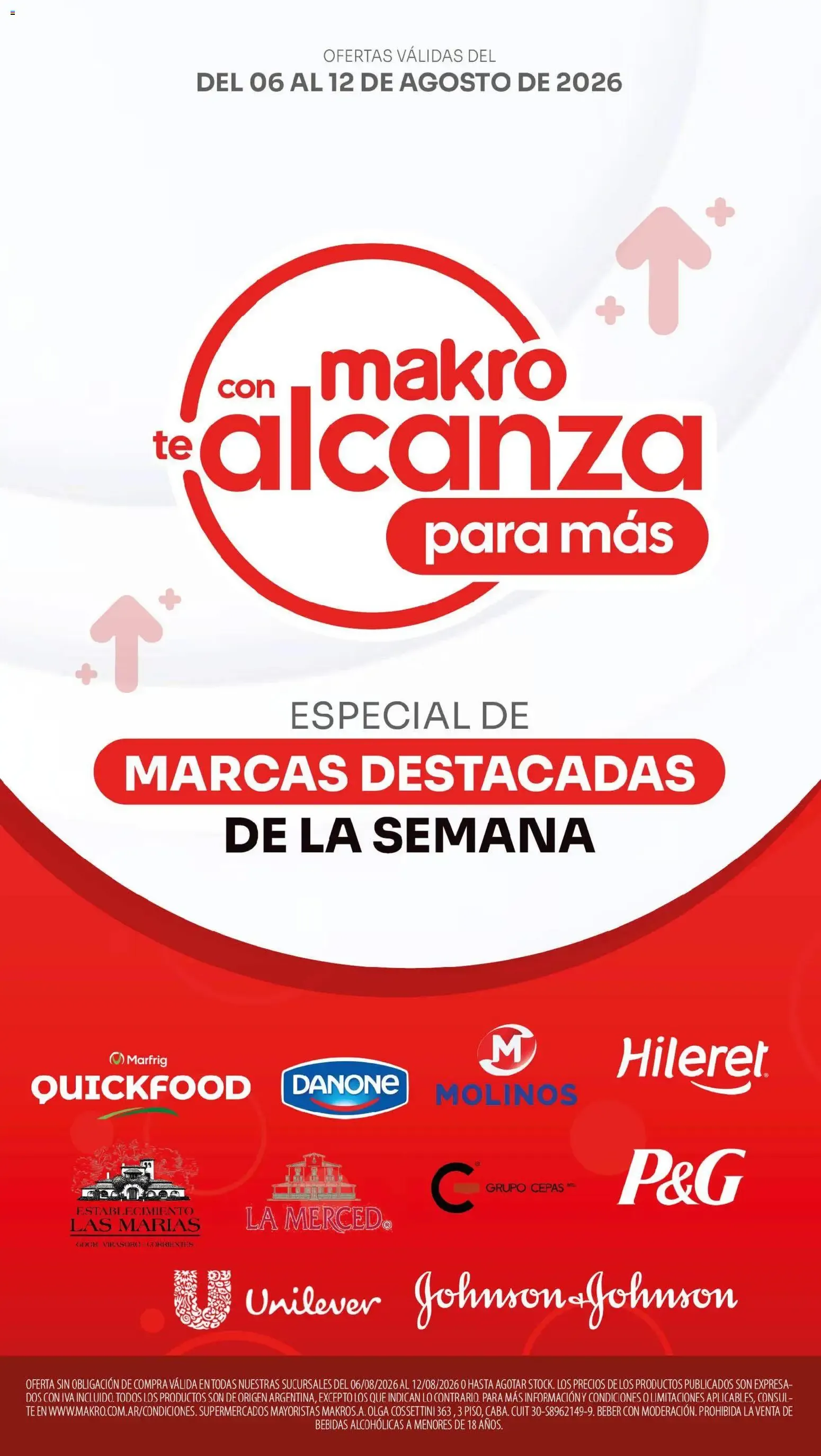 Ofertas de Makro ofertas 6 de agosto al 12 de agosto 2026 - Página 1 del catálogo