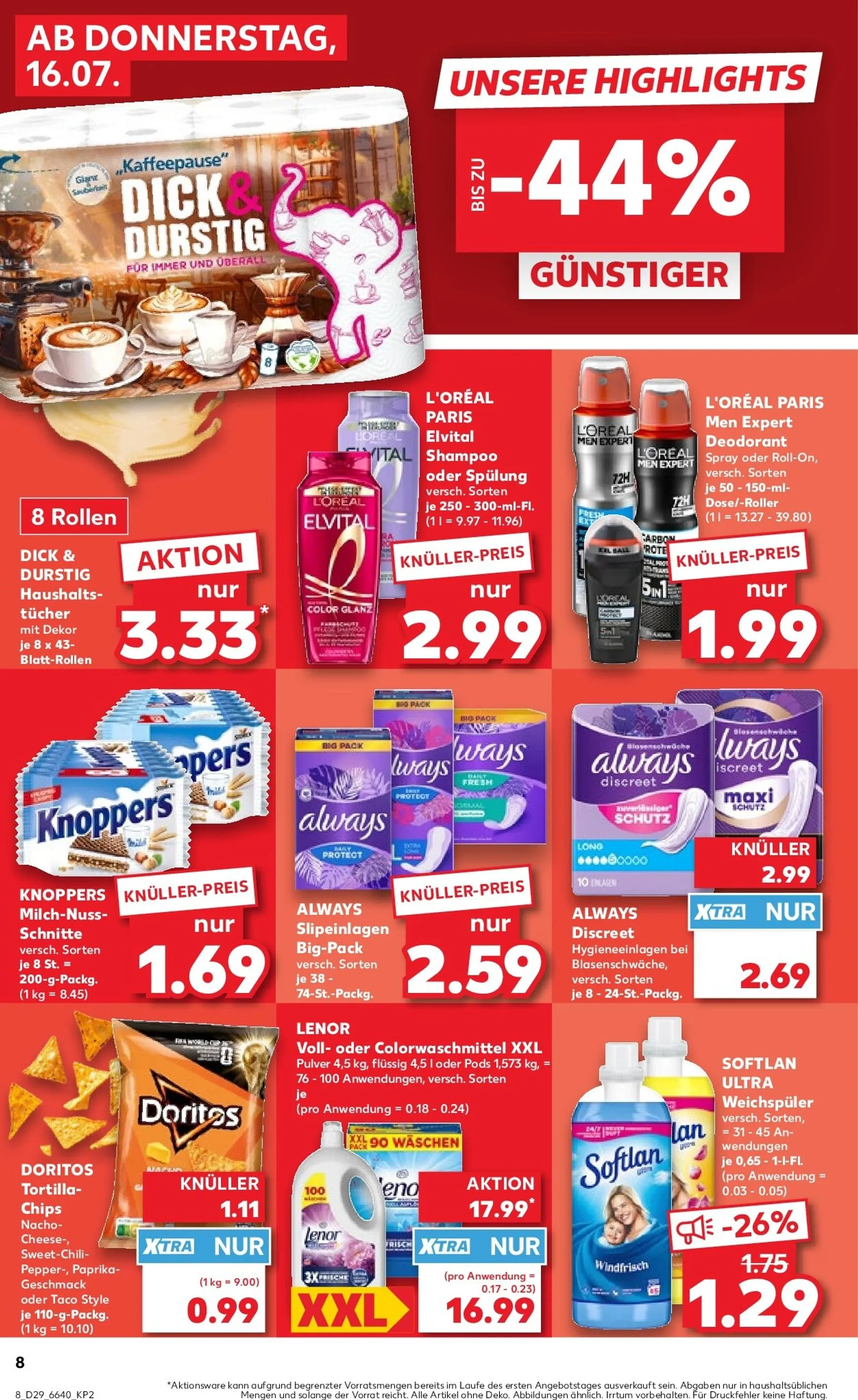 Kaufland Prospekt nächste Woche – von Donnerstag 16.07.2026 bis Mittwoch 22.07.2026 von 16. Juli bis 22. Juli 2026 - Prospekt seite 9