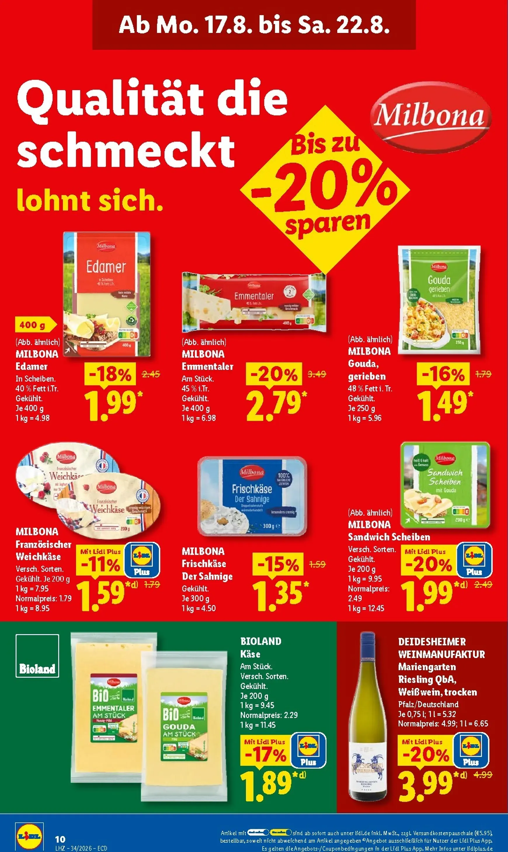 Lidl Prospekt nächste Woche – von Montag 17.08.2026 bis Samstag 22.08.2026 von 17. August bis 22. August 2026 - Prospekt seite 21