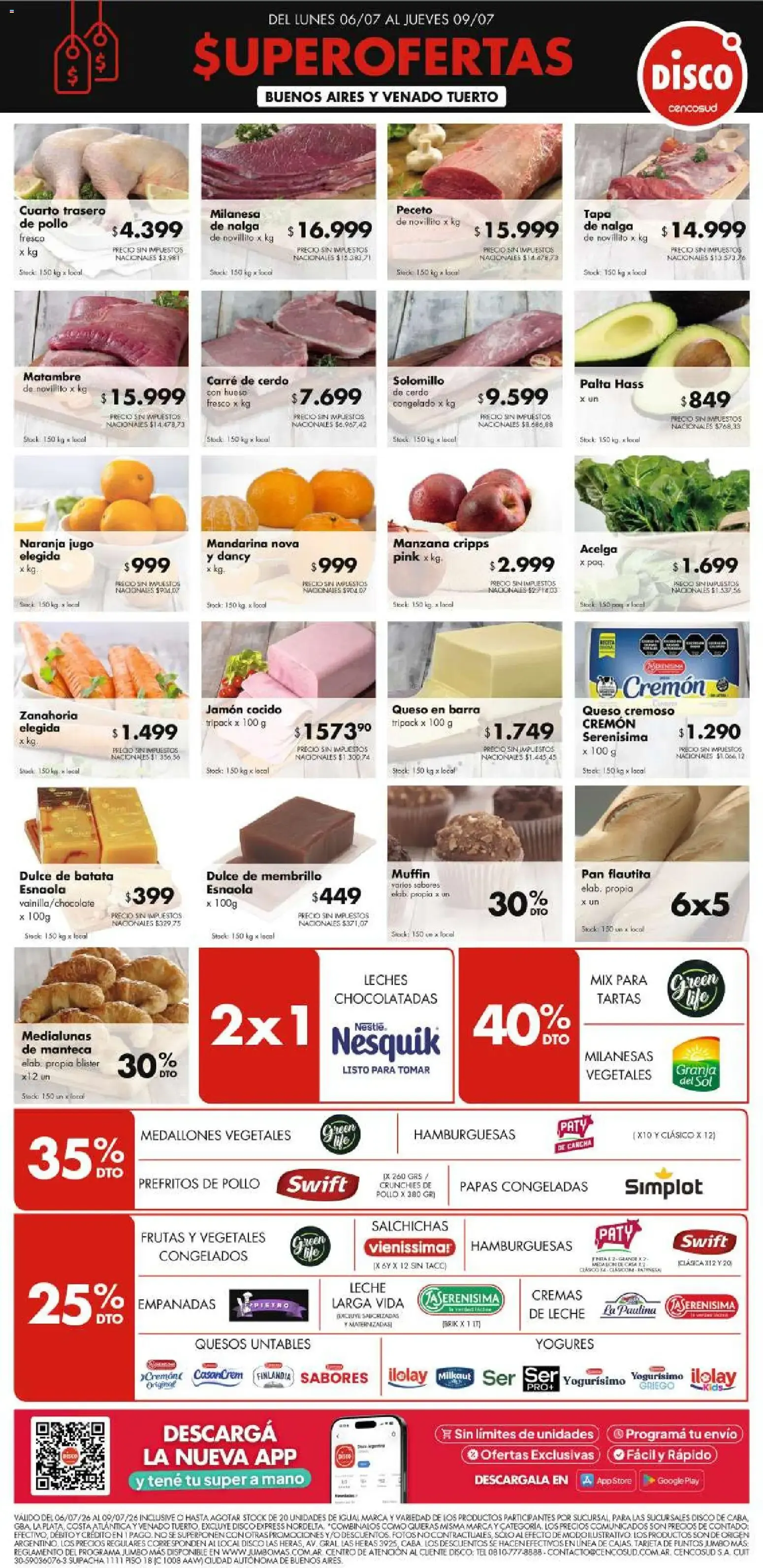 Ofertas de $UPEROFERTAS 6 de julio al 9 de julio 2026 - Página 1 del catálogo
